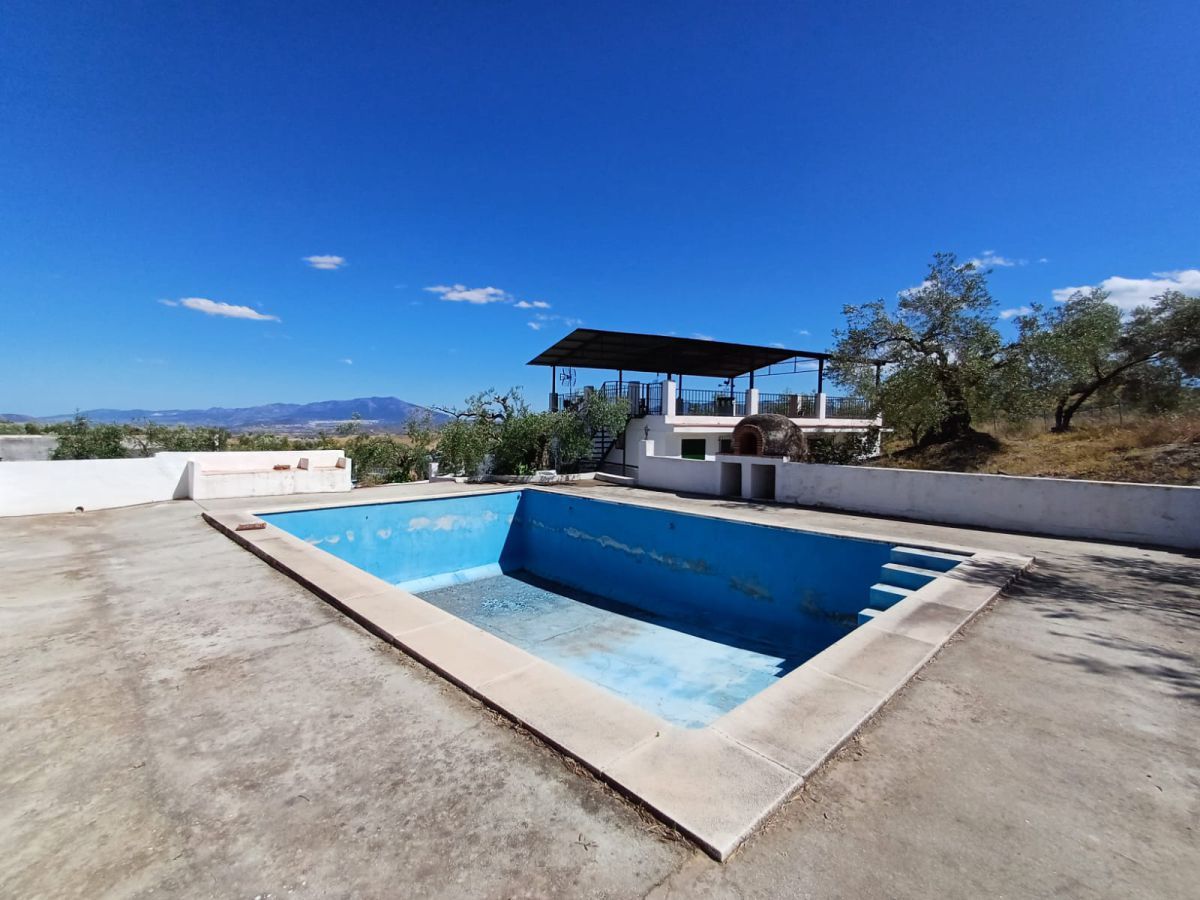 Schwimmbecken von Country house zum verkauf in Alozaina mit Klimaanlage, Heizung und Terrasse