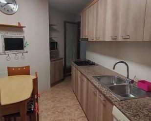 Küche von Wohnung miete in Reus mit Klimaanlage und Balkon