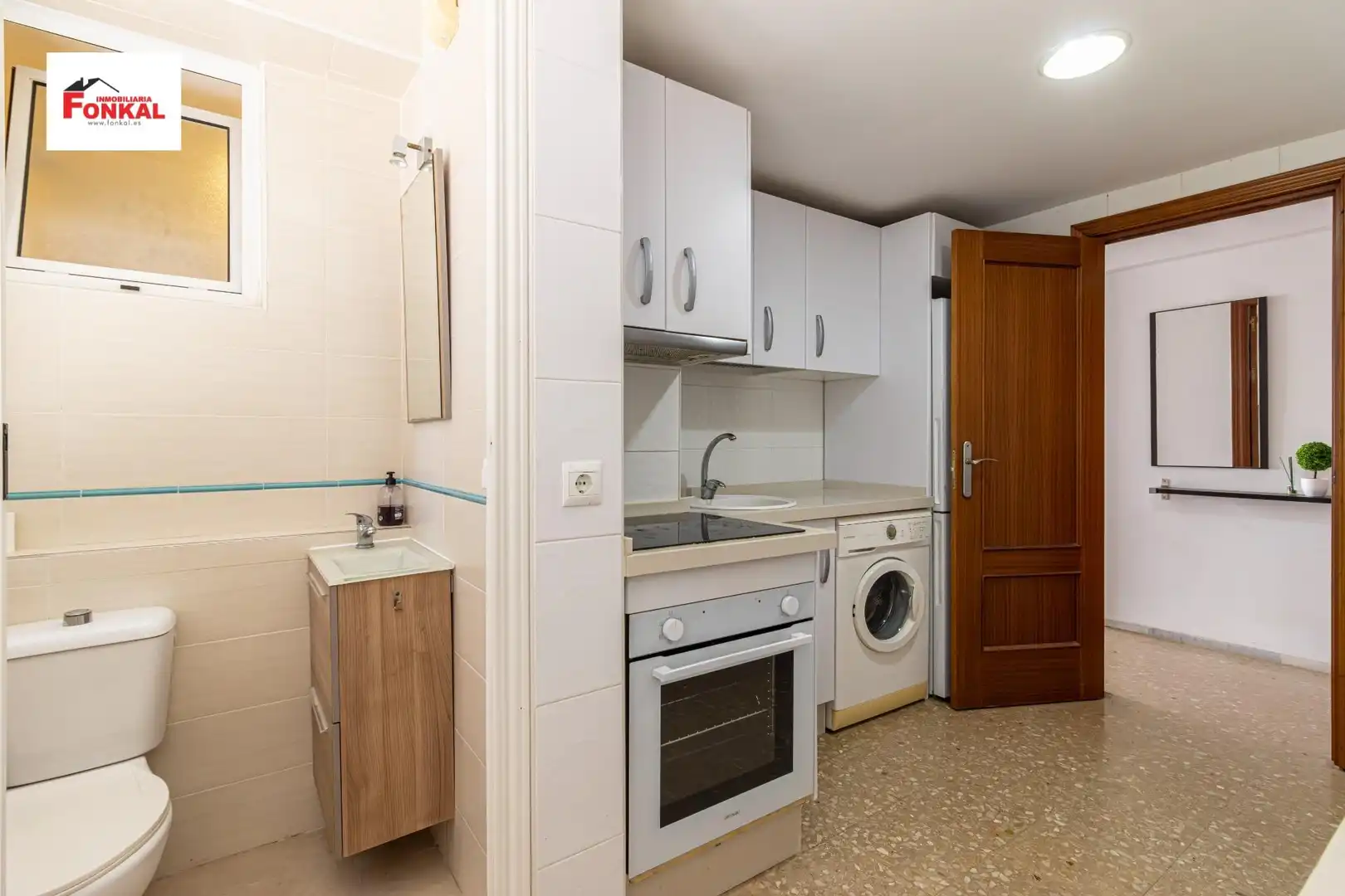 Kitchen of Flat for rent in Jerez de la Frontera  with Air Conditioner, Terrace and Furnished
