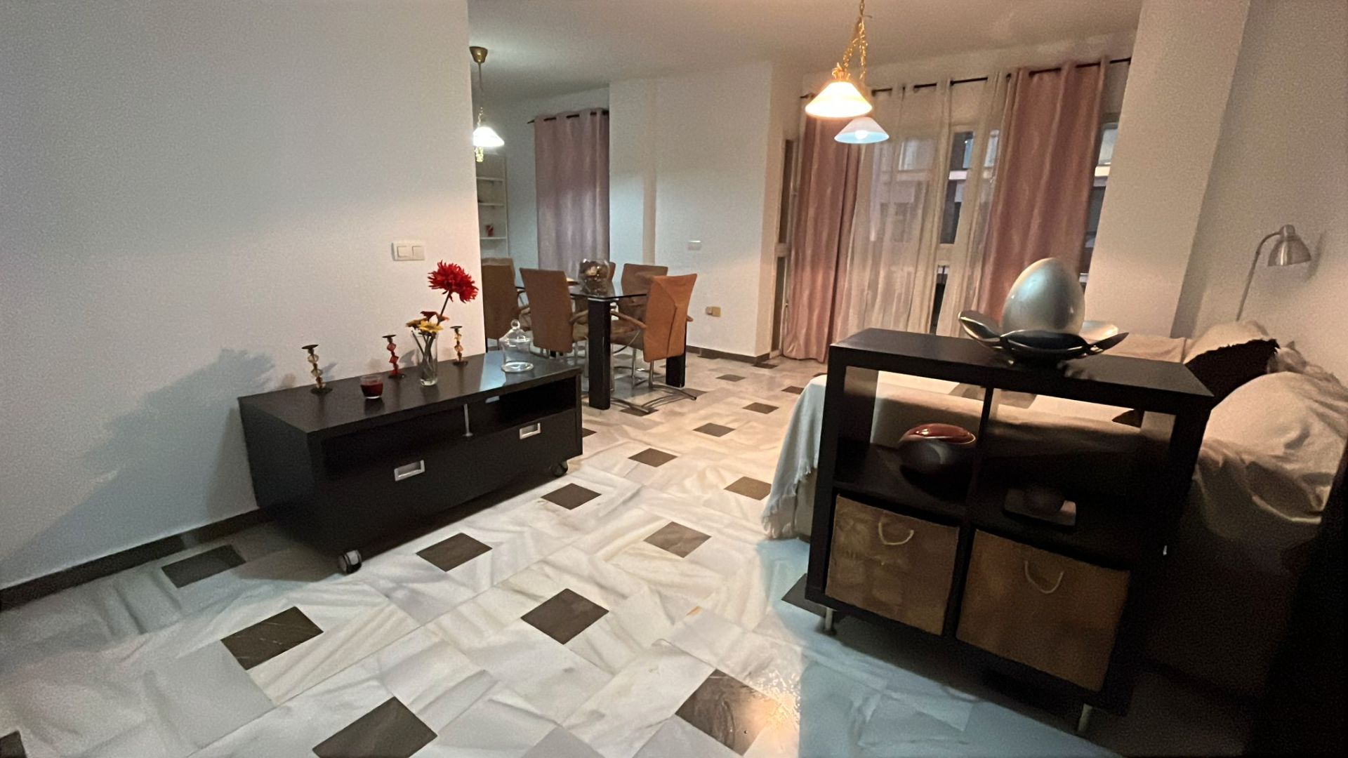 Menjador de Pis de lloguer en Málaga Capital amb Moblat