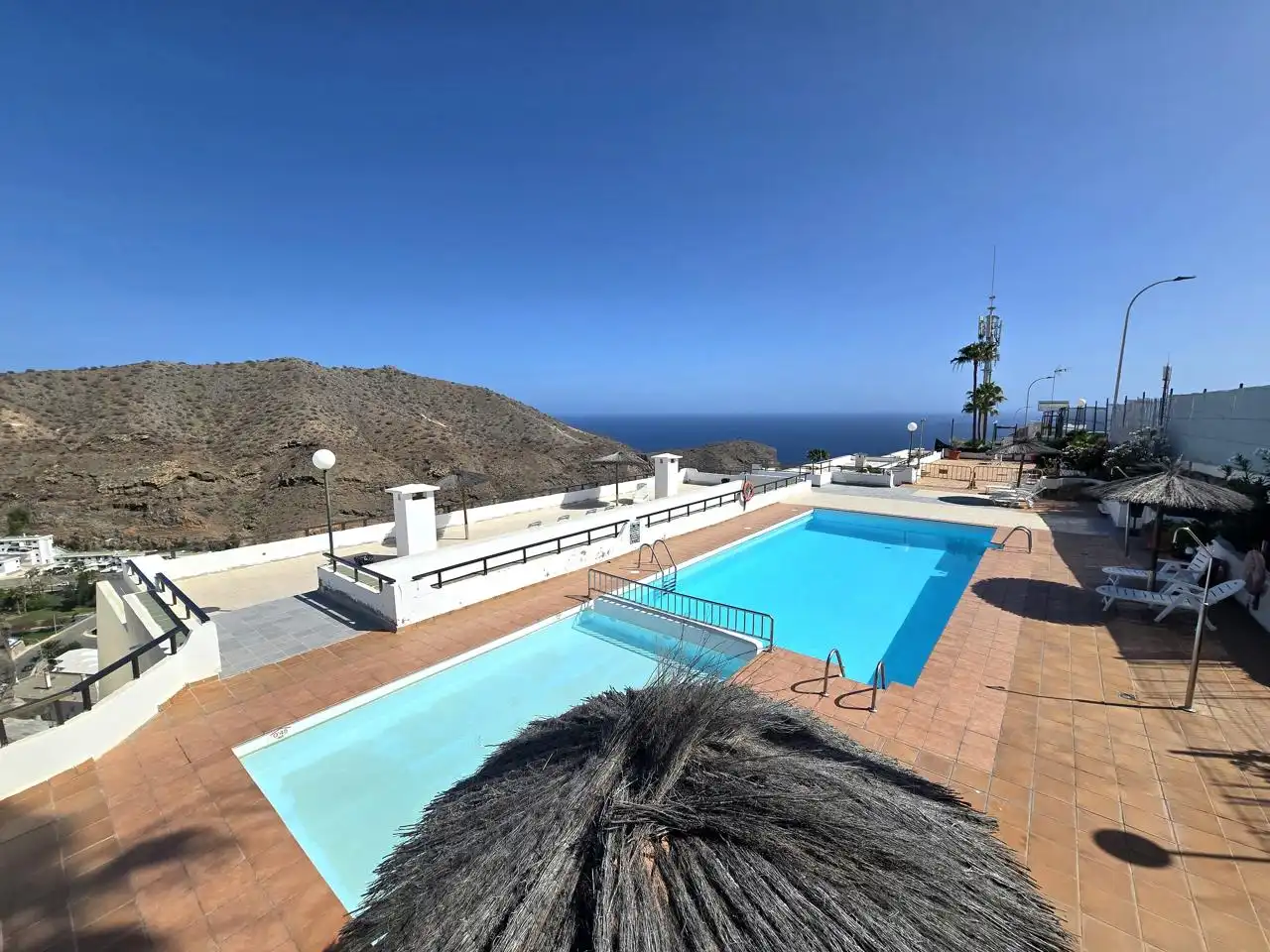 Schwimmbecken von Wohnungen zum Verkauf in Mogán mit Terrasse, Möbliert und Balkon