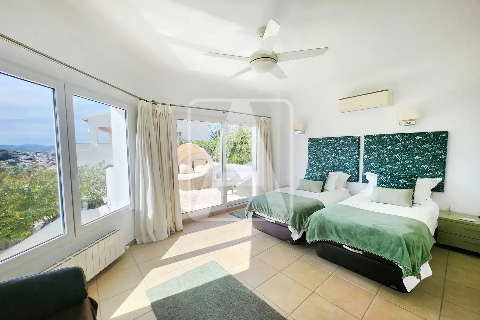 Bedroom of Houses for sale in Moraira  with Air Conditioner, Heating and Private garden
