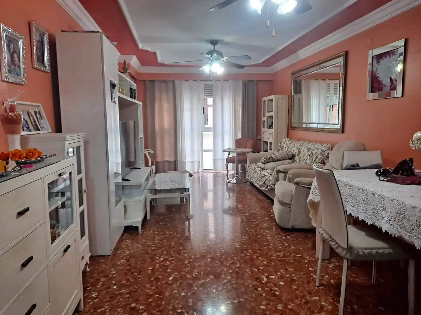 Living room of Flat for sale in Castellón de la Plana / Castelló de la Plana  with Air Conditioner, Heating and Terrace