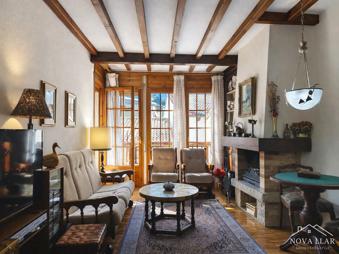 Sala de estar de Piso en venta en Ribes de Freser con Calefacción, Parquet y Trastero