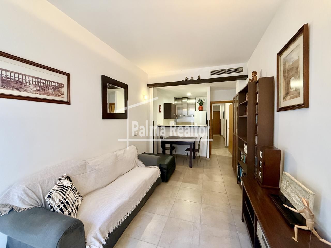 Living room of Flat to rent in  Palma de Mallorca  with Air Conditioner, Furnished and Balcony