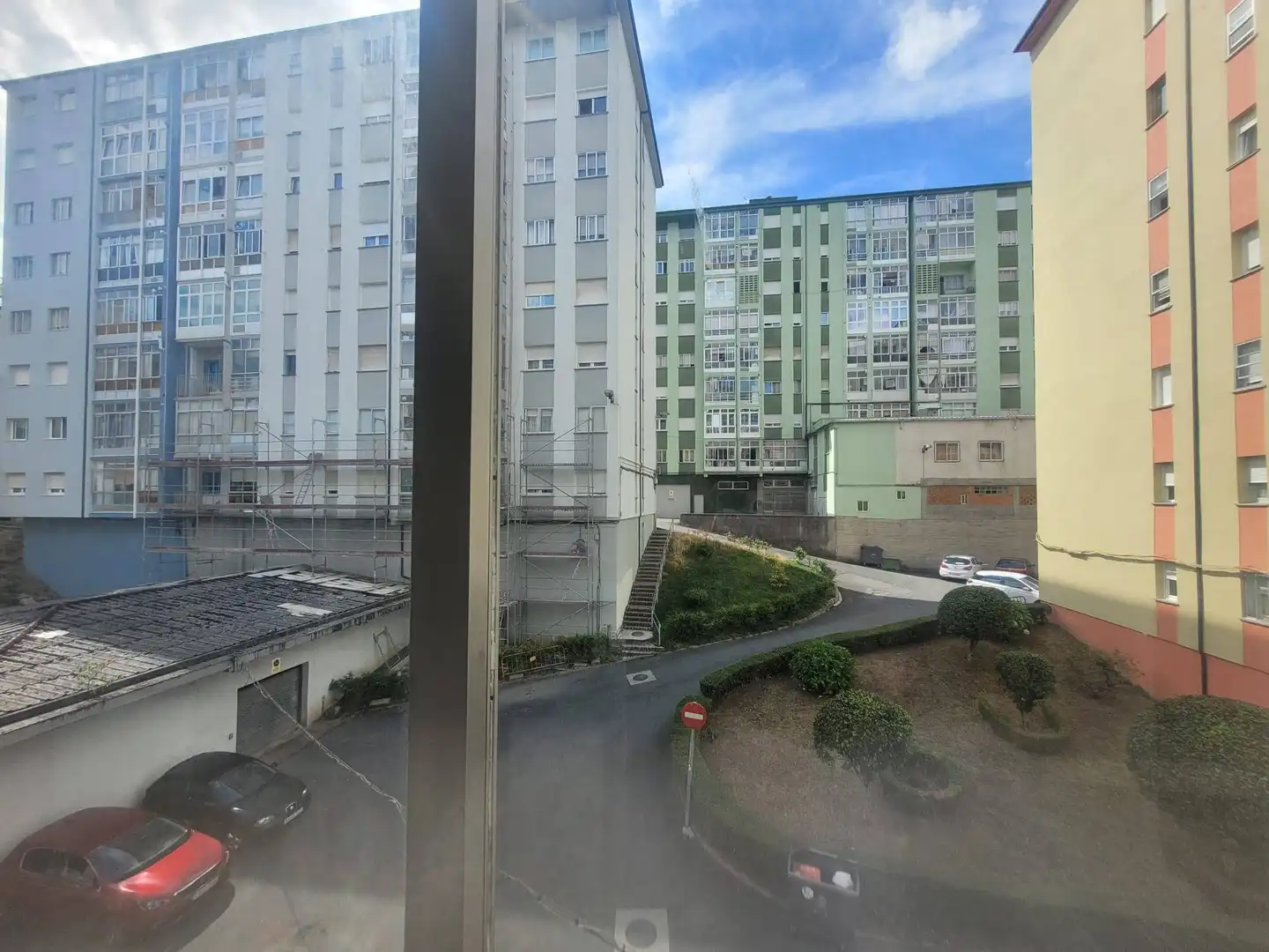 Vista exterior de Piso en venta en Lugo