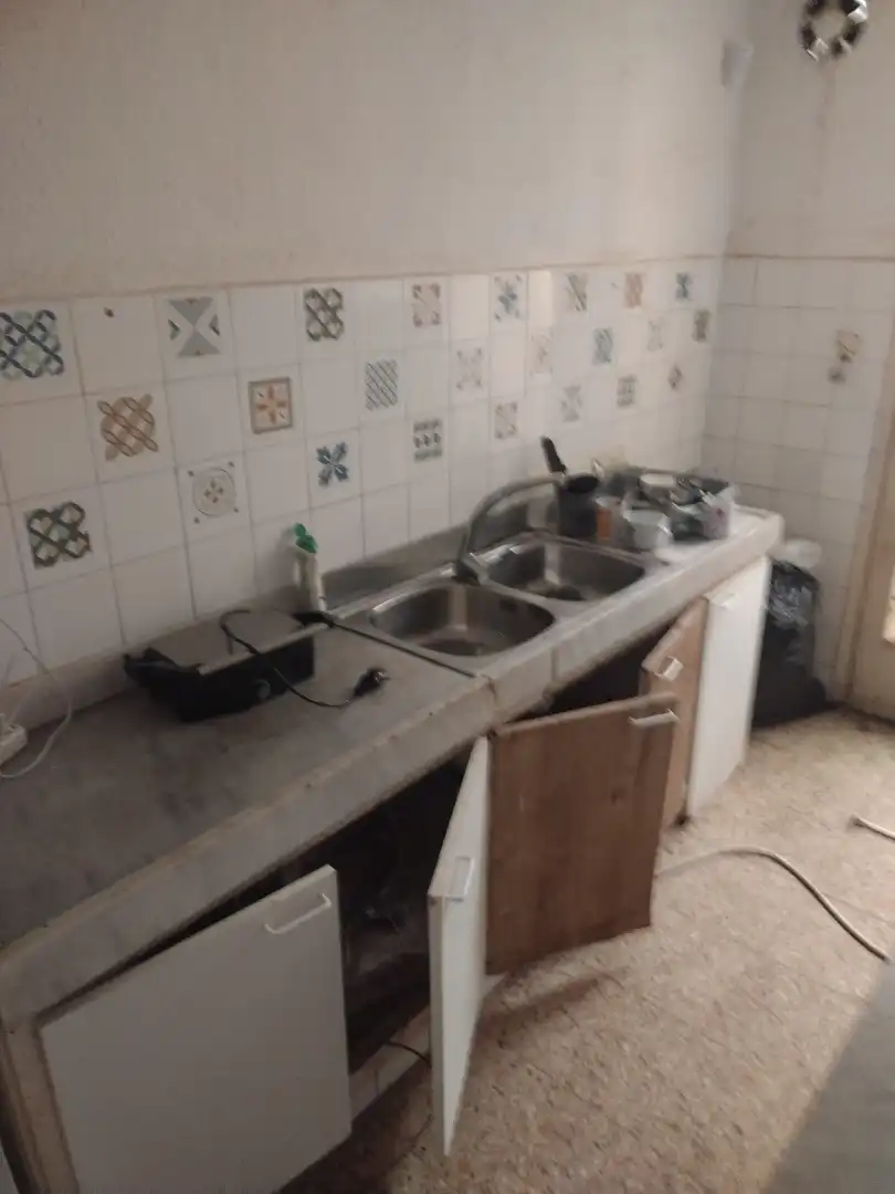 Kitchen of Flat for sale in Terrassa  with Balcony