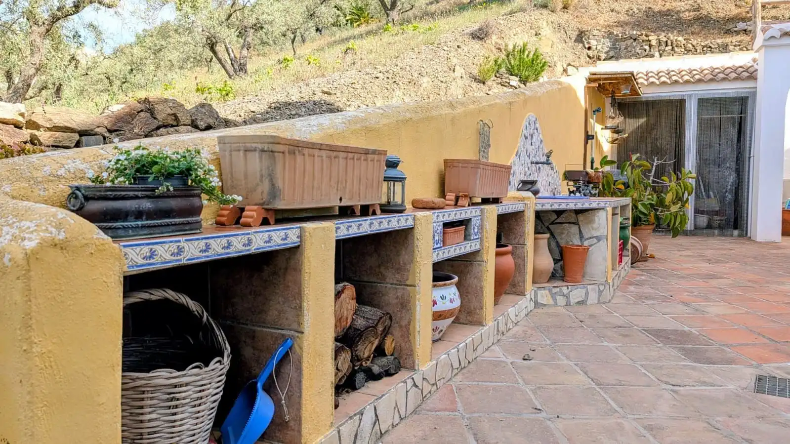Terraza de Casa o chalet en venta en Cómpeta con Jardín privado