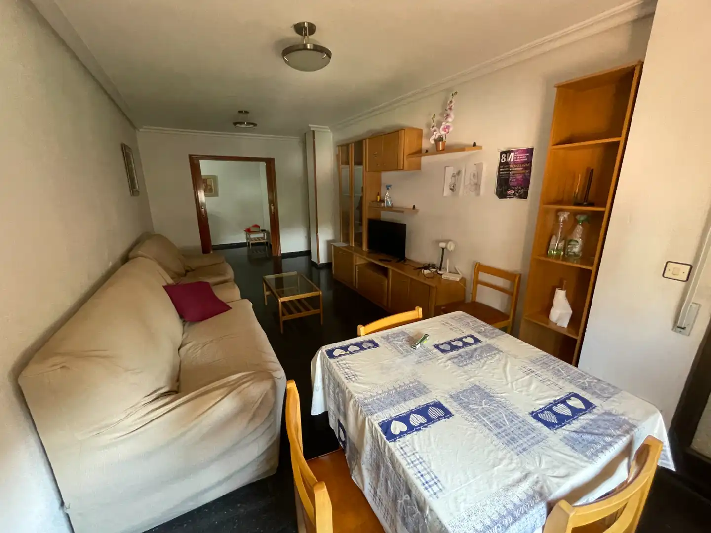 Sala d'estar de Pis de lloguer en Murcia amb Moblat, Forn i Rentadora