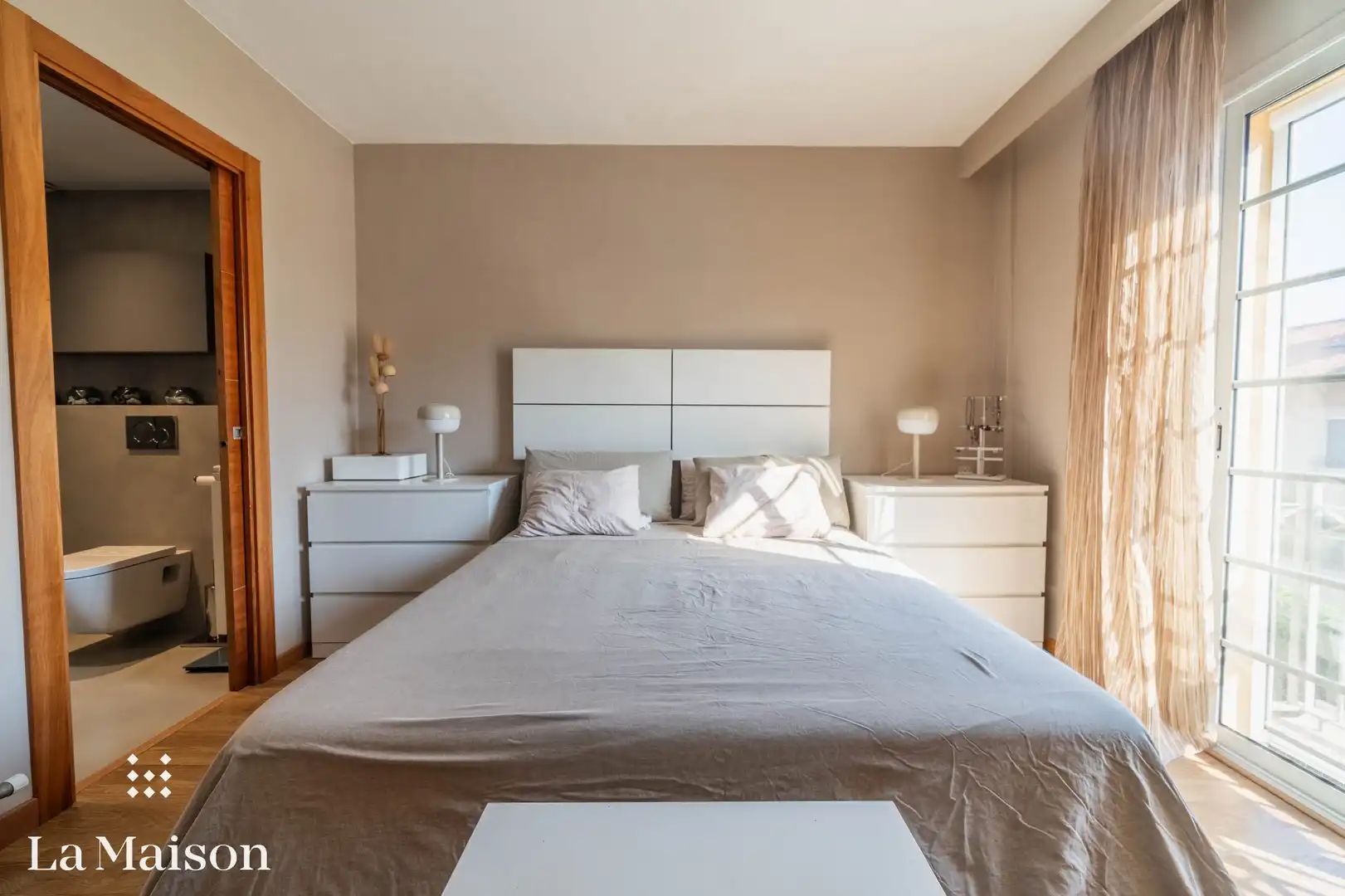 Dormitori de Casa o xalet en venda en Sant Andreu de Llavaneres amb Terrassa i Piscina comunitària