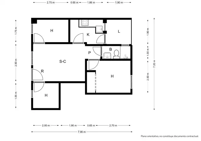 Piso en venta en Madrid con Terraza
