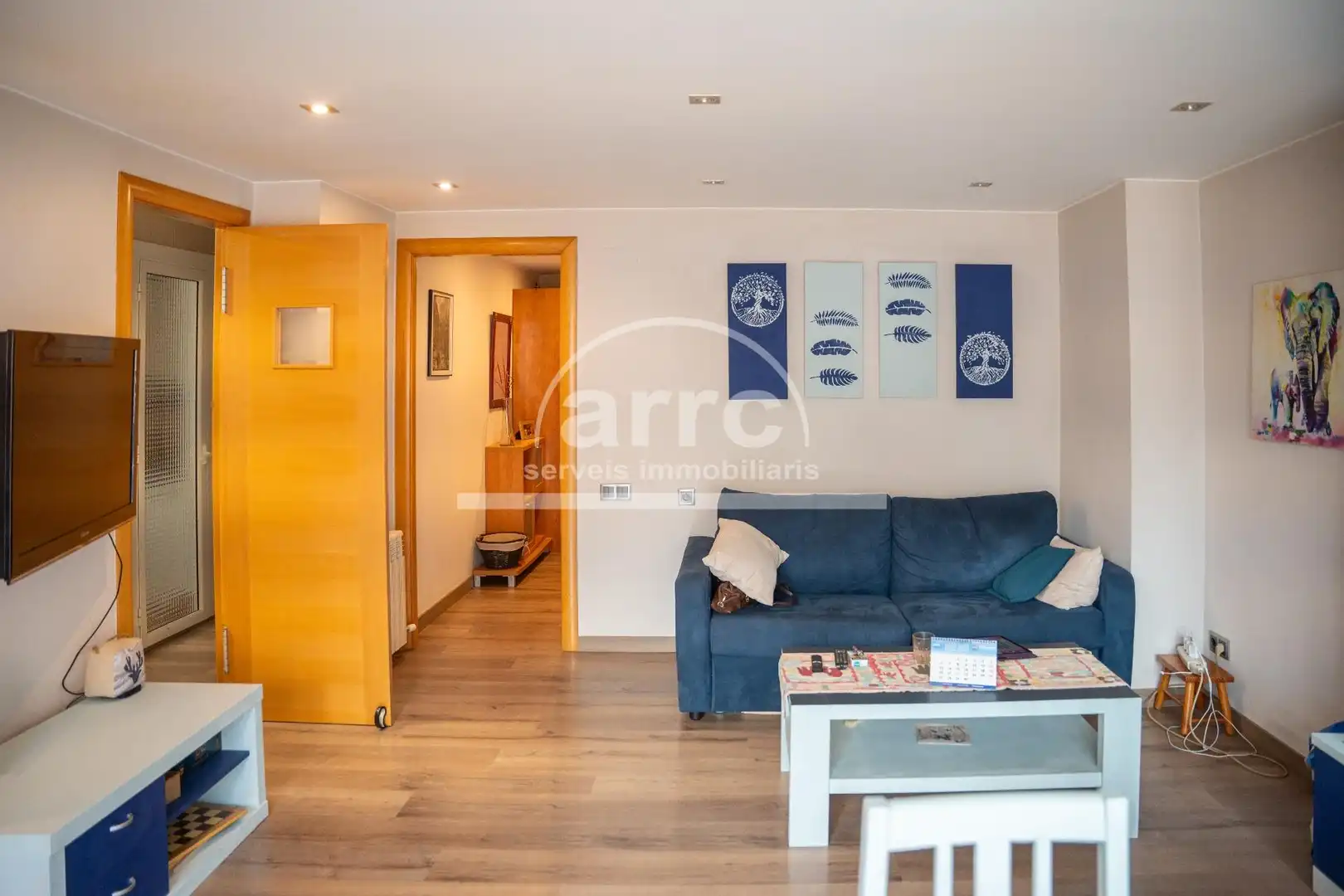 Sala de estar de Piso en venta en Teià con Aire acondicionado, Terraza y Balcón