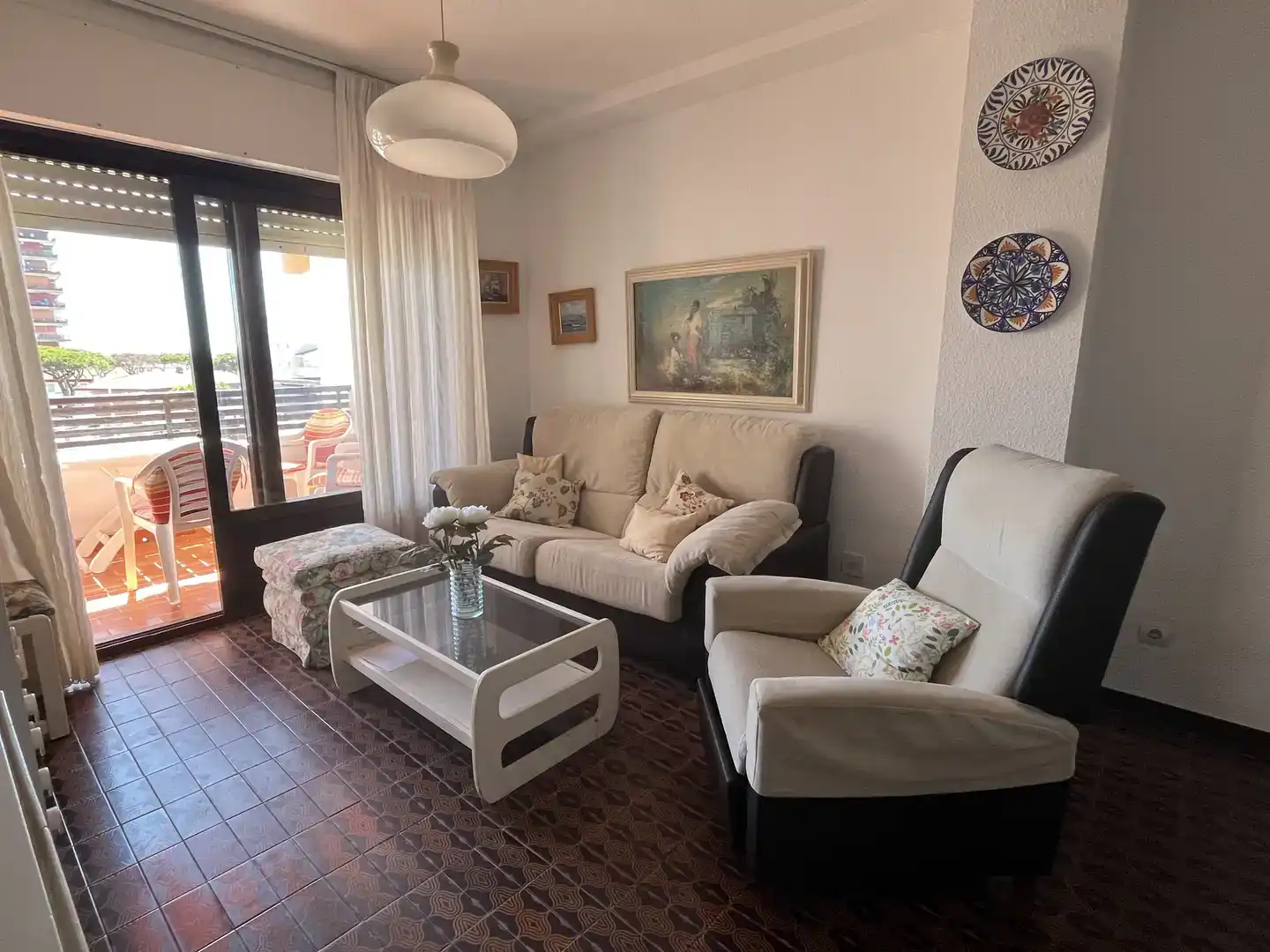 Sala de estar de Piso en venta en Punta Umbría con Jardín privado