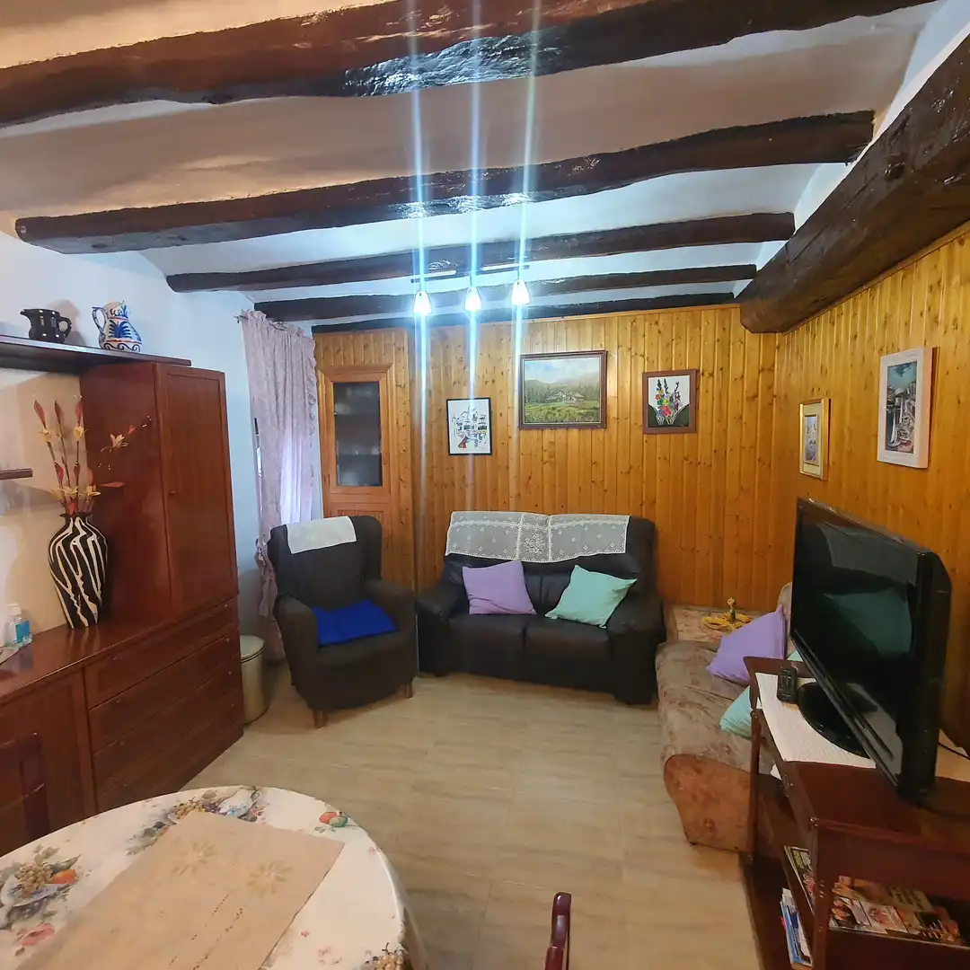Sala d'estar de Casa o xalet en venda en El Pinell de Brai amb Moblat
