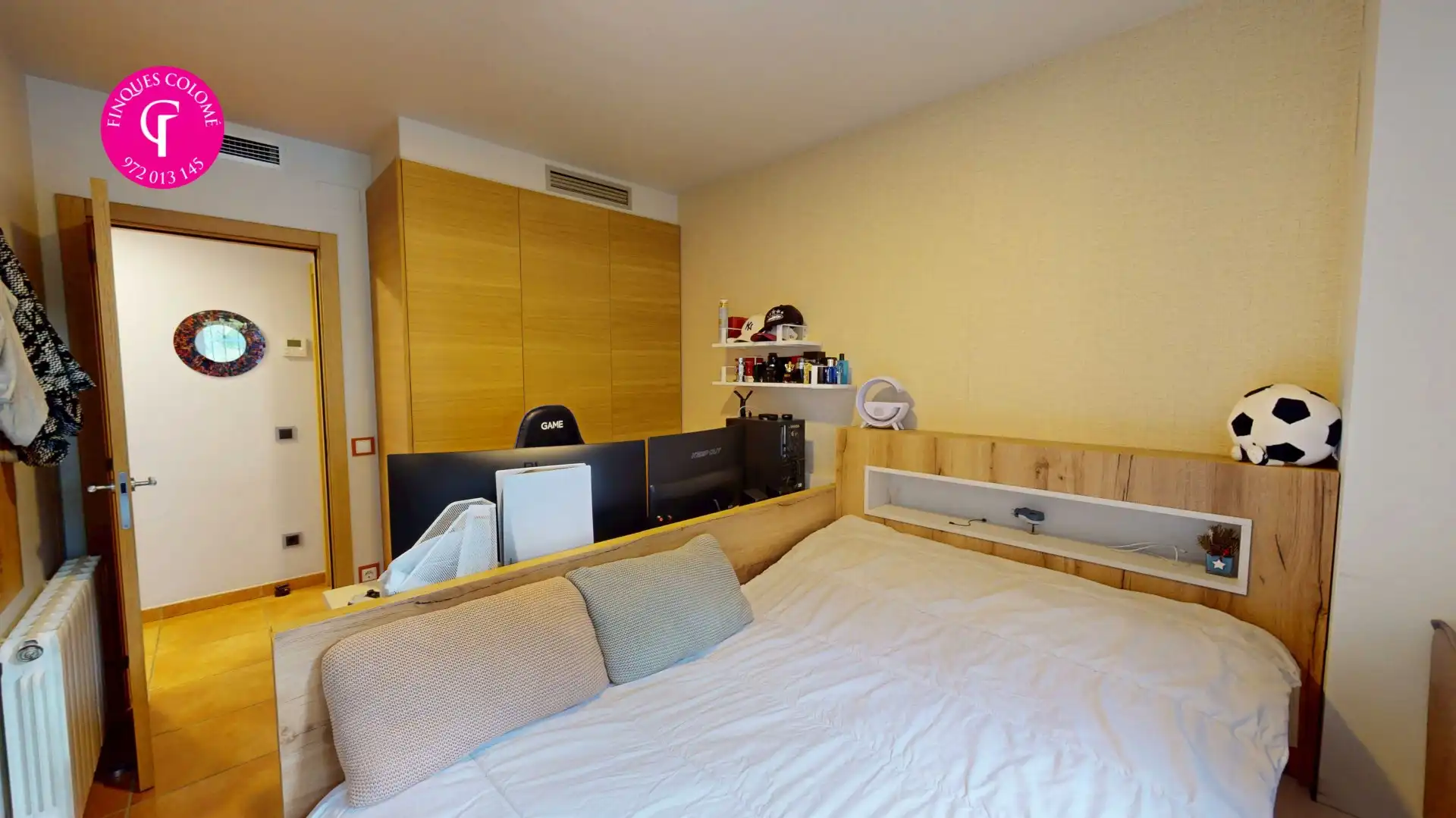 Bedroom of Houses for sale in Quart  with Air Conditioner, Heating and Terrace