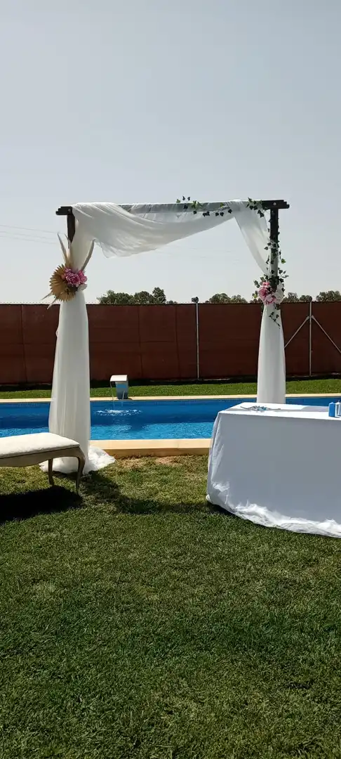 Piscina de Casa o chalet de alquiler en Chipiona con Aire acondicionado, Terraza y Piscina