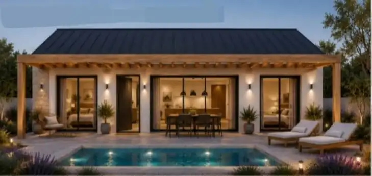 Terrassa de Casa o xalet en venda en Hontoba amb Aire condicionat, Jardí privat i Piscina comunitària