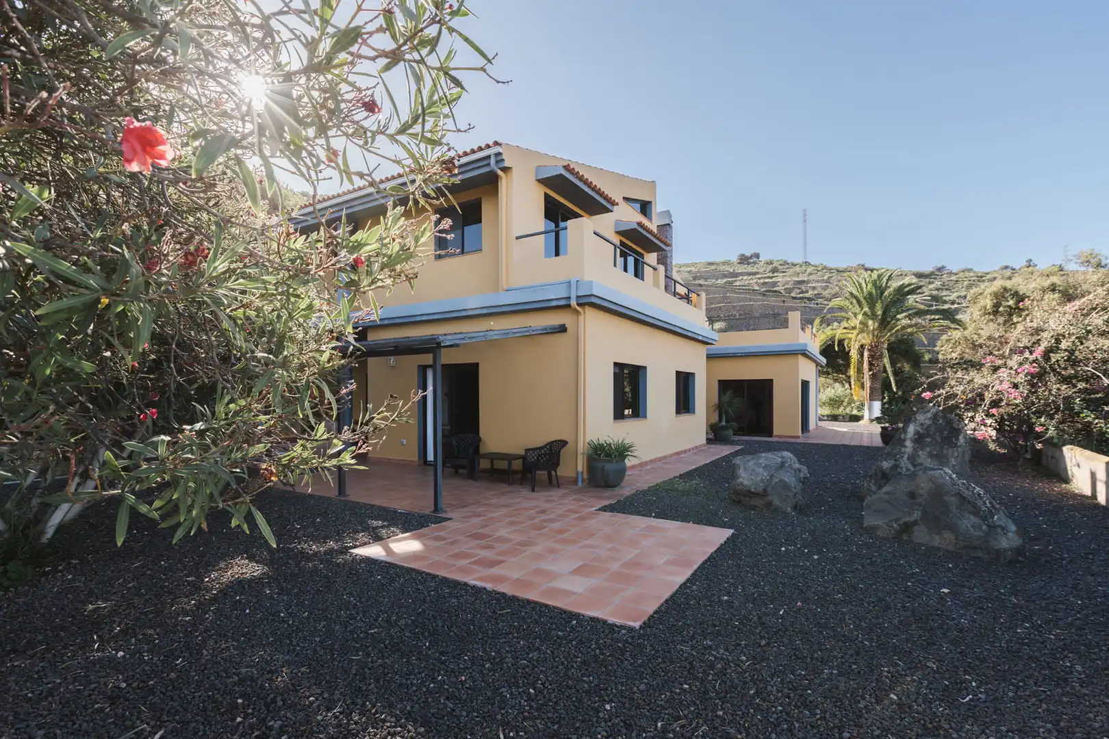 Vista exterior de Casa o xalet en venda en San Juan de la Rambla amb Jardí privat, Parquet i Terrassa
