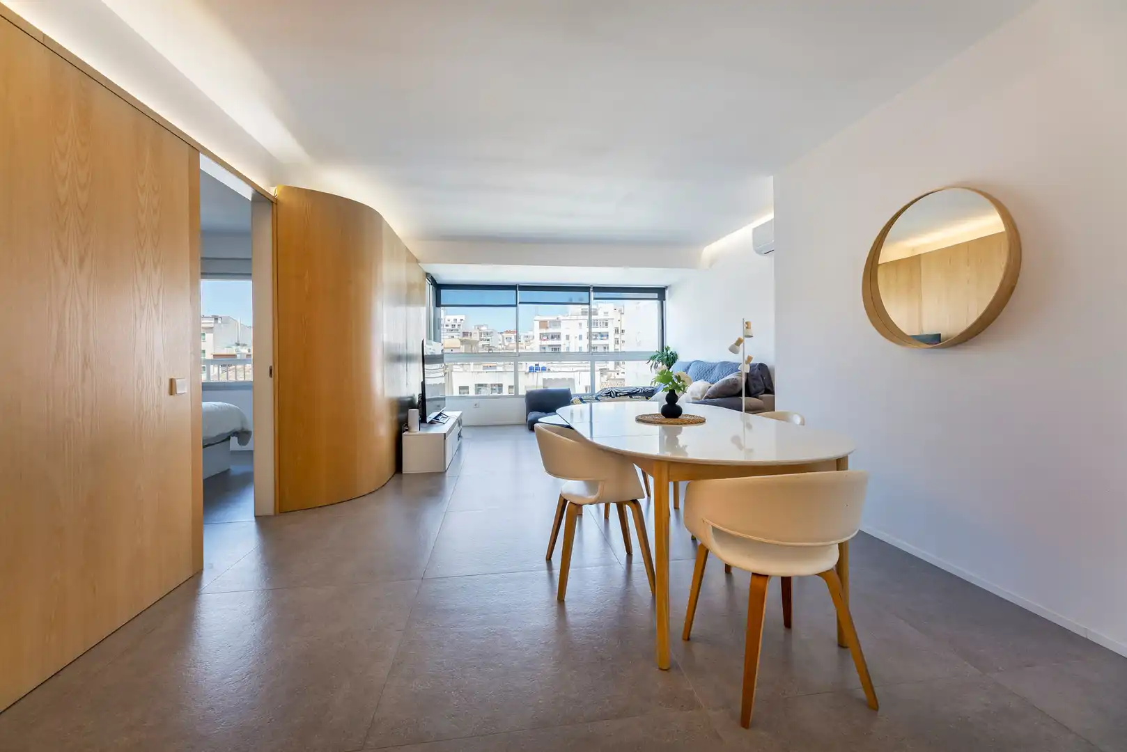 Sala d'estar de Pis en venda en  Palma de Mallorca amb Aire condicionat i Balcó
