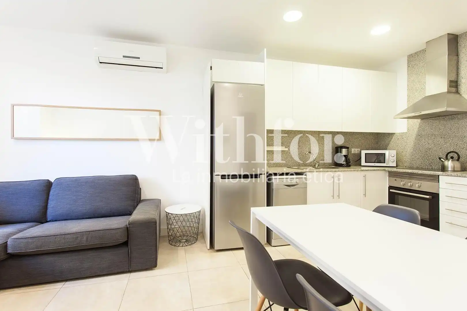 Kitchen of Flat for sale in Barcelona  with Air Conditioner, Heating and Parquet flooring