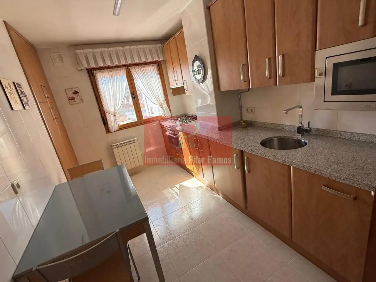 Kitchen of Flat for sale in Boñar  with Heating, Parquet flooring and Terrace