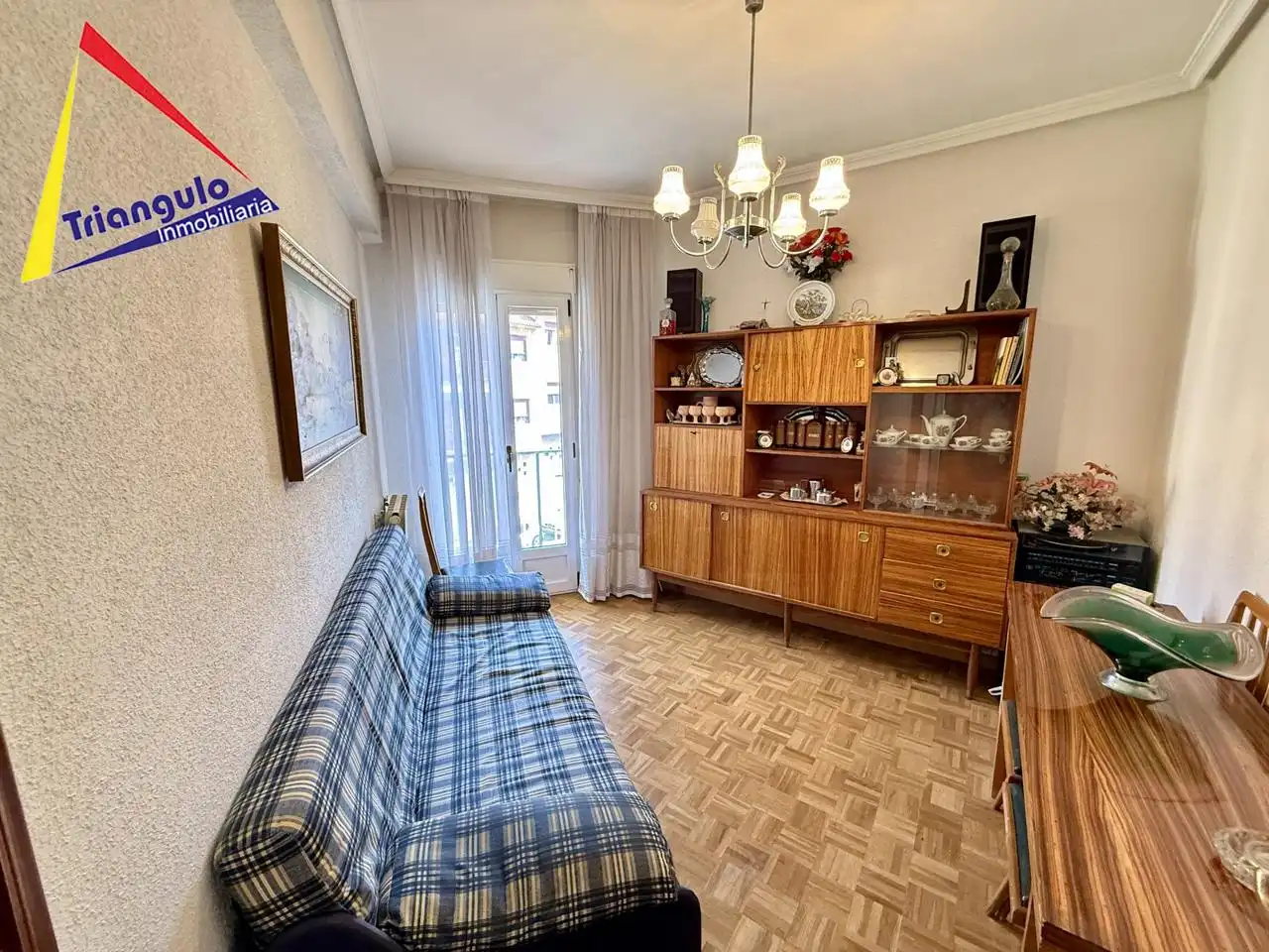 Bedroom of Flat for sale in Segovia  with Heating, Parquet flooring and Terrace
