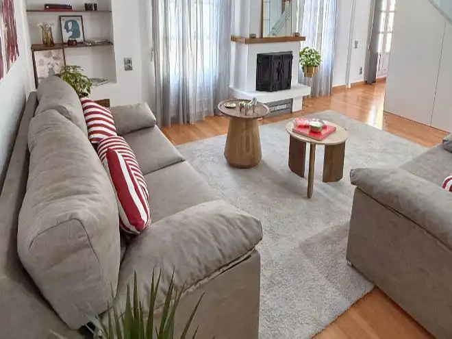 Living room of Houses for sale in Gandia  with Air Conditioner, Terrace and Balcony