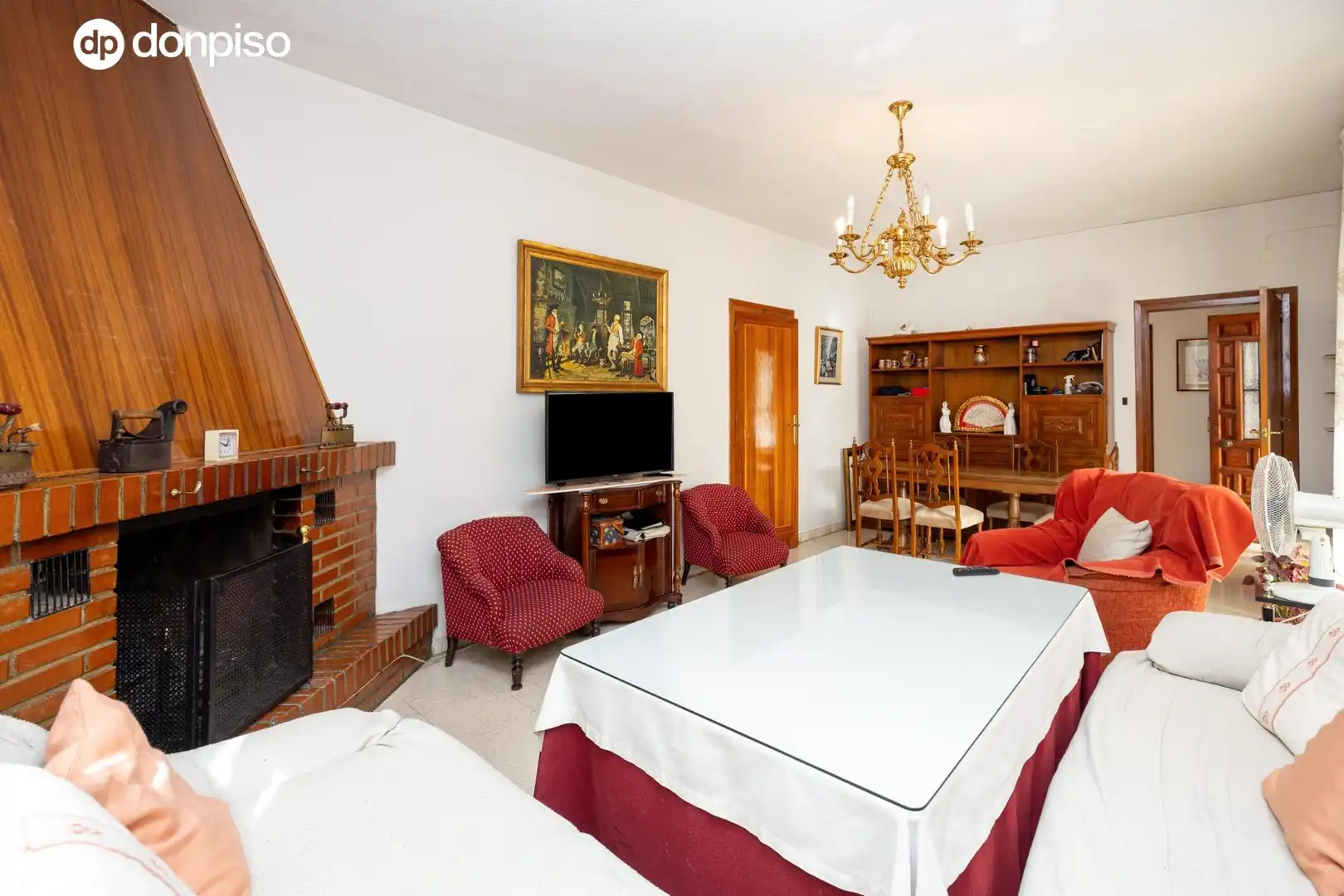 Sala de estar de Casa o chalet en venta en Armilla con Aire acondicionado, Calefacción y Jardín privado