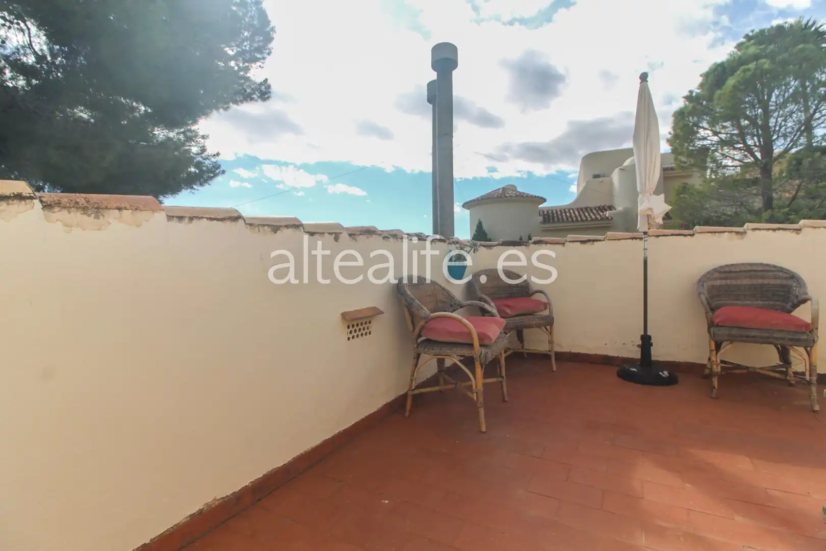 Terraza de Casa o chalet en venta en Altea con Aire acondicionado, Calefacción y Jardín privado