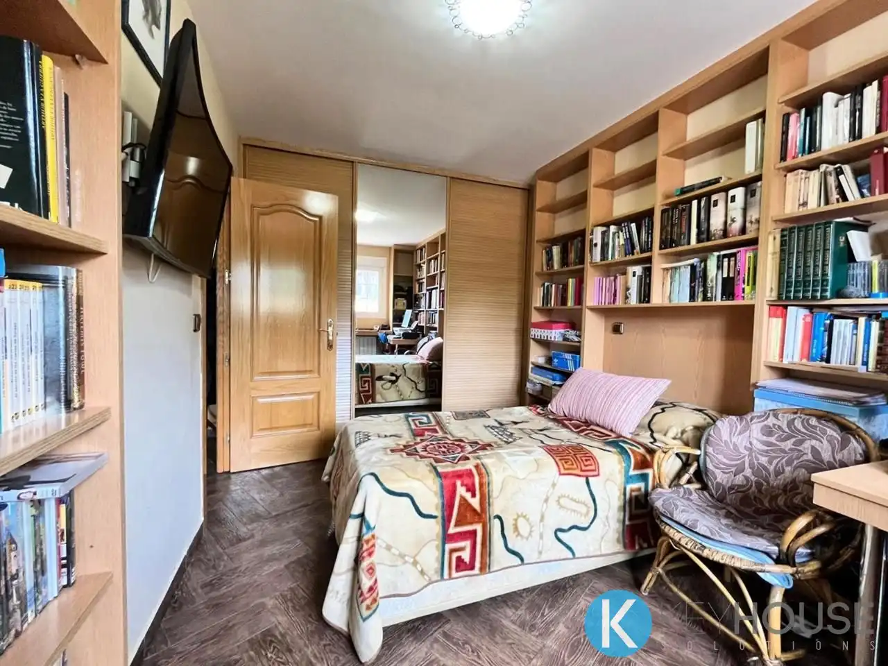 Habitación de Casa o chalet en venta en Villar del Olmo con Aire acondicionado, Jardín privado y Piscina