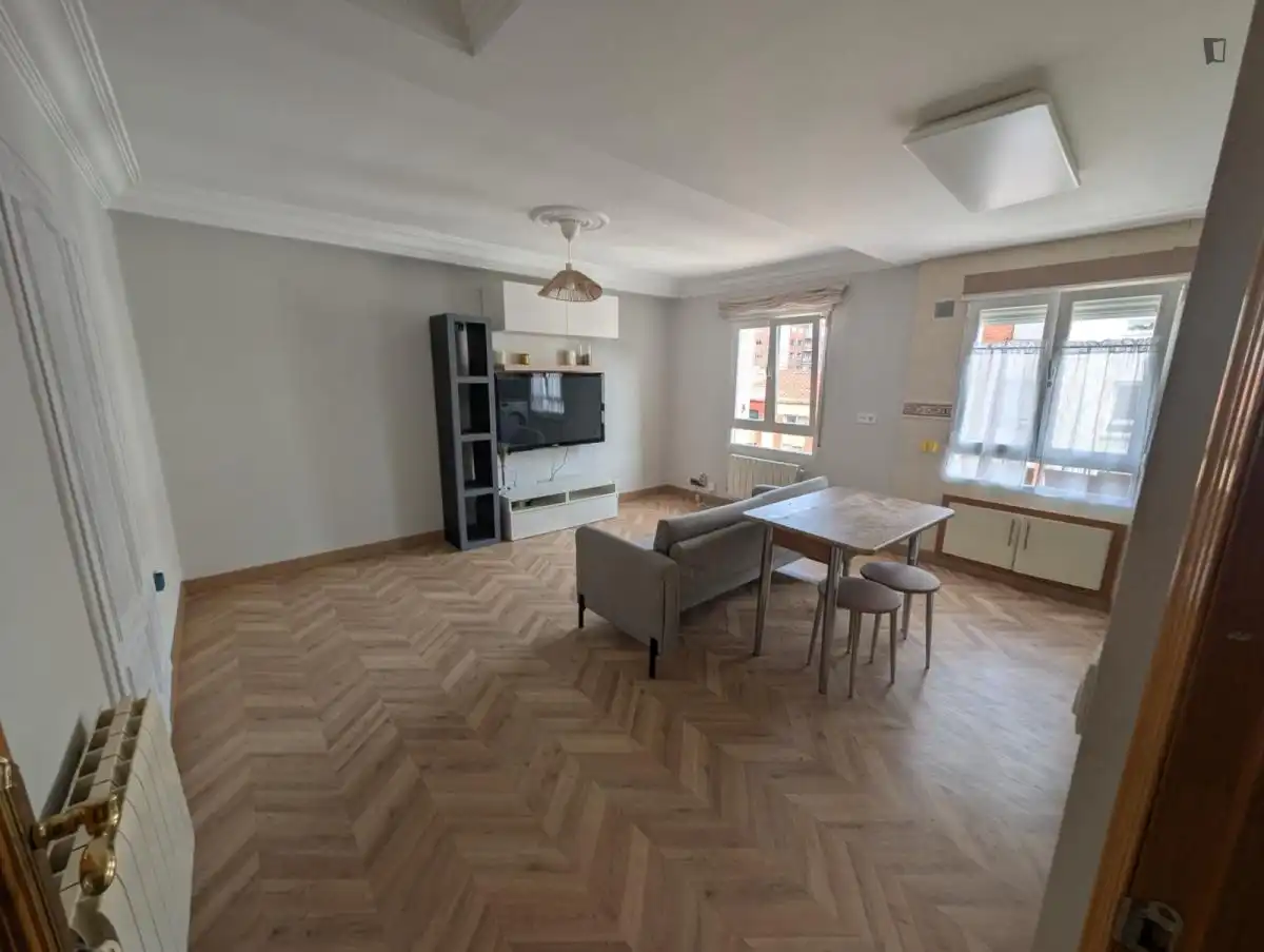 Wohnzimmer von Wohnungen zur Miete in Burgos mit Möbliert, Waschmaschine und Internet