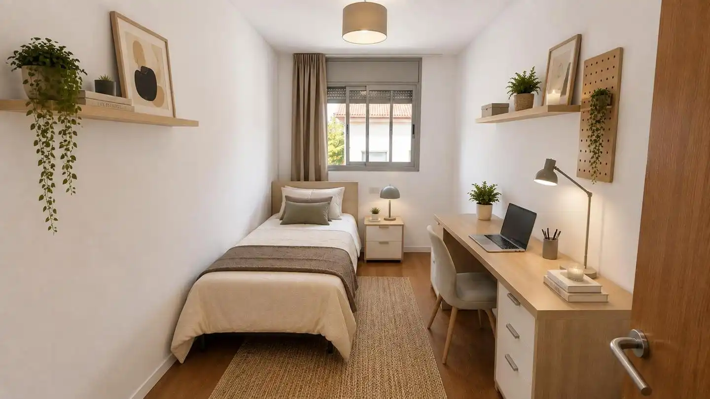 Bedroom of Flat for sale in Els Hostalets de Pierola  with Air Conditioner, Parquet flooring and Balcony