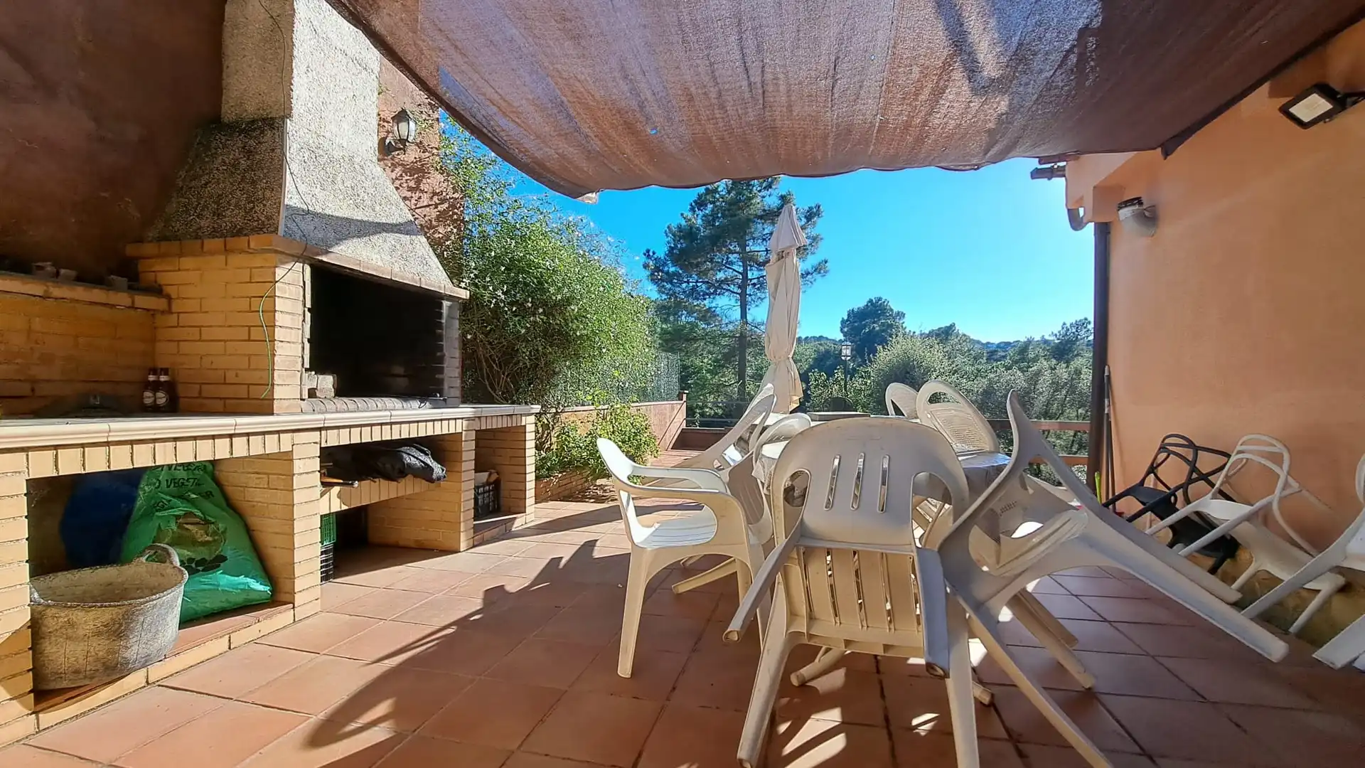 Terrassa de Casa o xalet en venda en Lloret de Mar amb Calefacció, Jardí privat i Parquet
