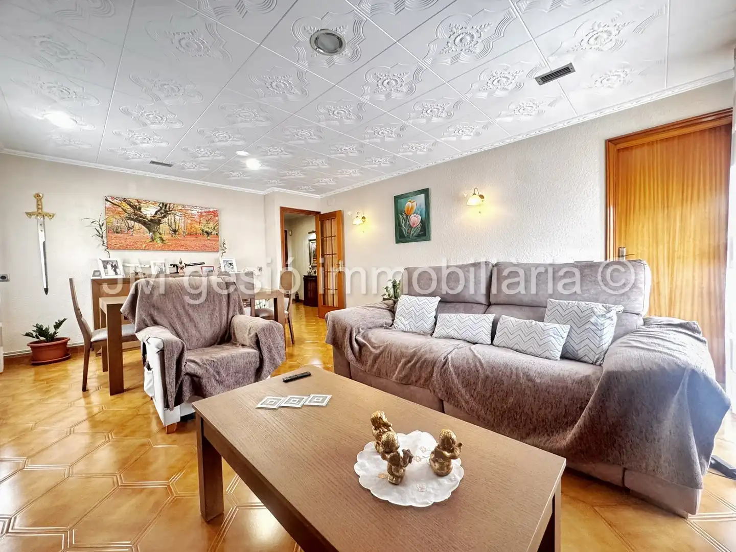 Living room of Houses for sale in Terrassa  with Air Conditioner, Heating and Terrace