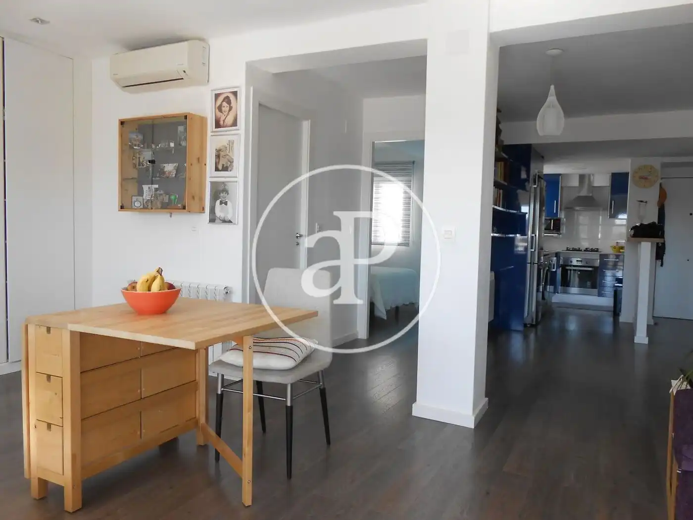 Küche von Wohnung zur Miete in Valencia mit Heizung, Möbliert und Balkon