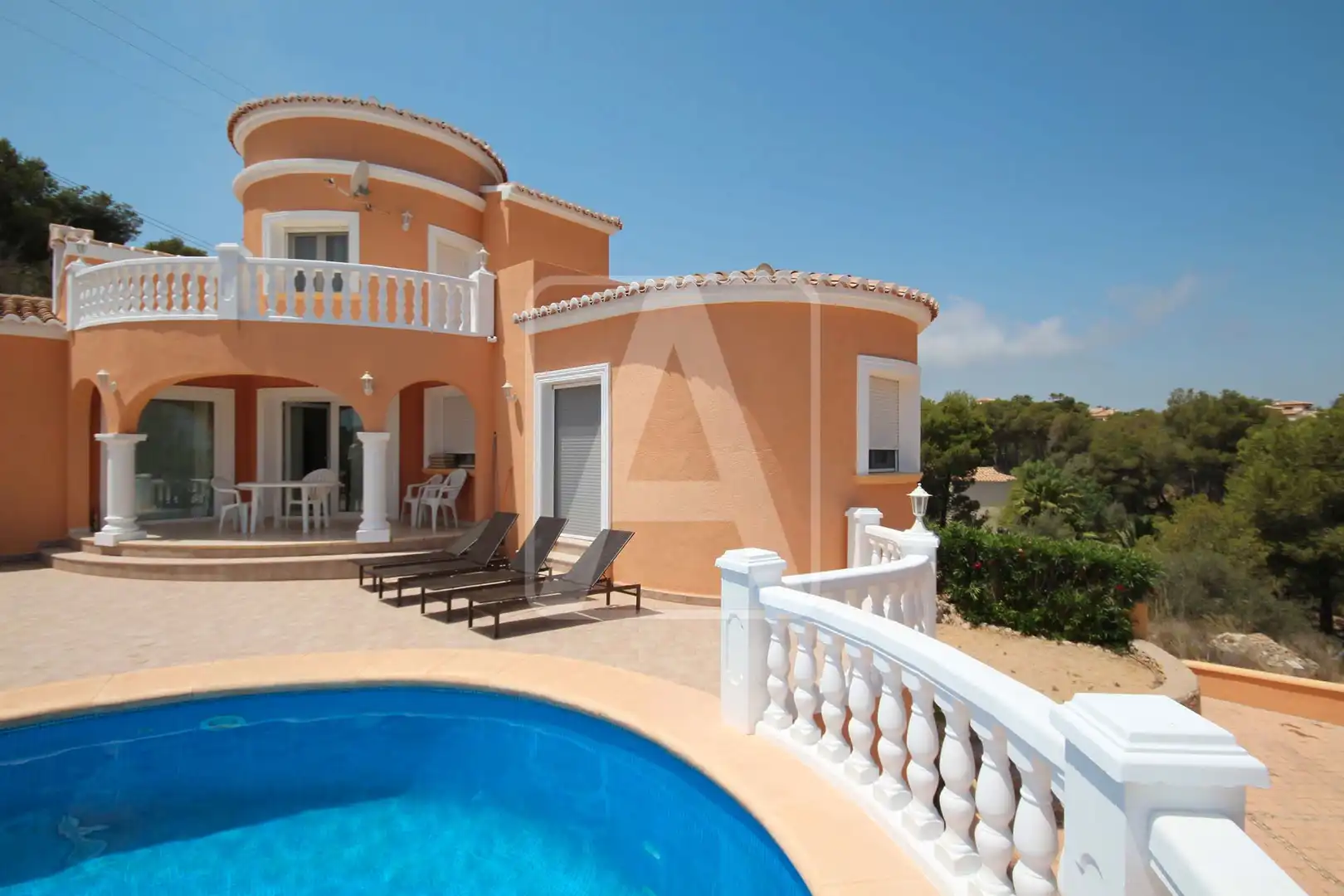 Exterior view of Houses for sale in Jávea / Xàbia  with Air Conditioner, Heating and Private garden