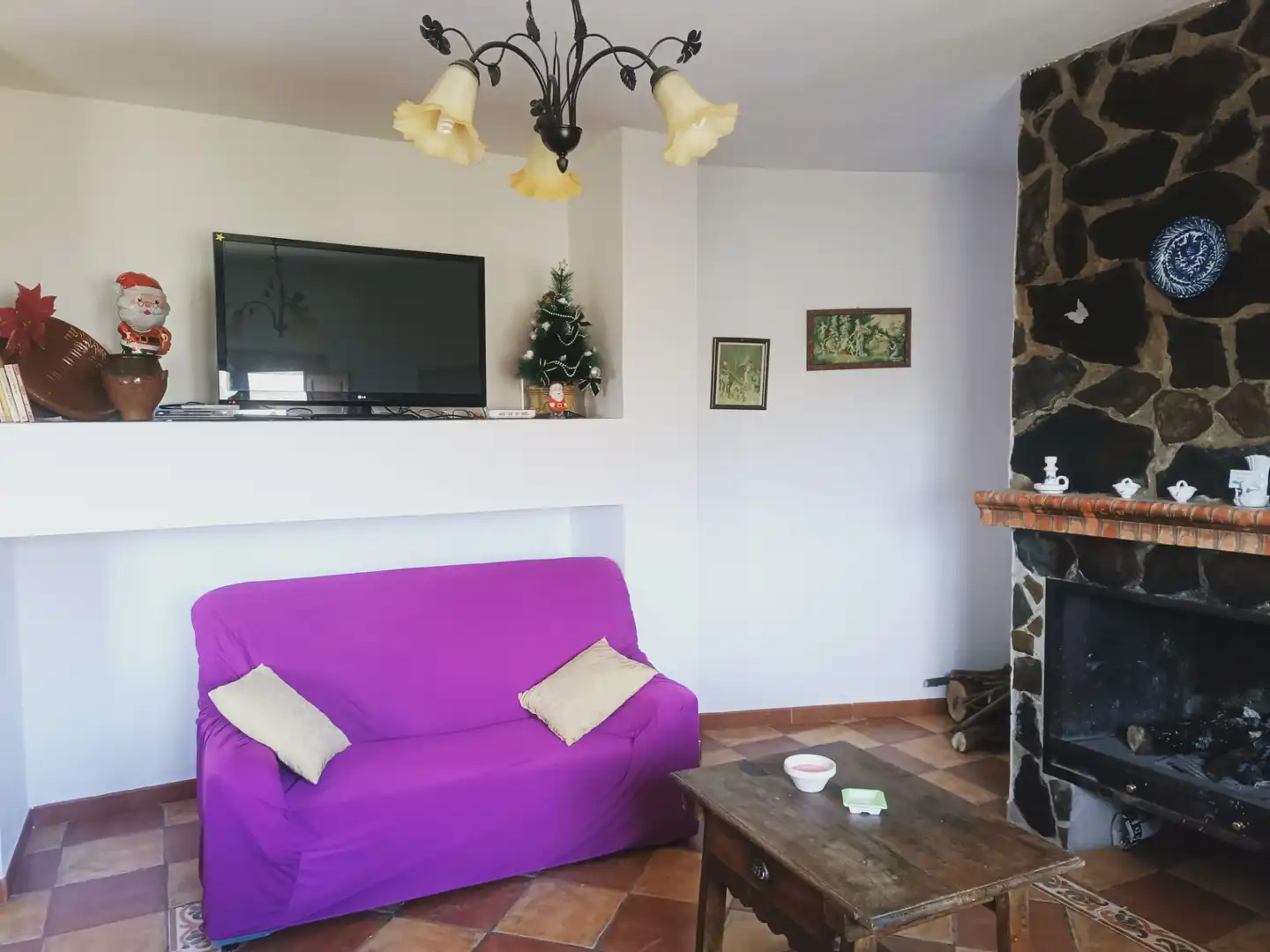 Sala d'estar de Casa adosada en venda en El Pinar amb Terrassa, Moblat i Forn