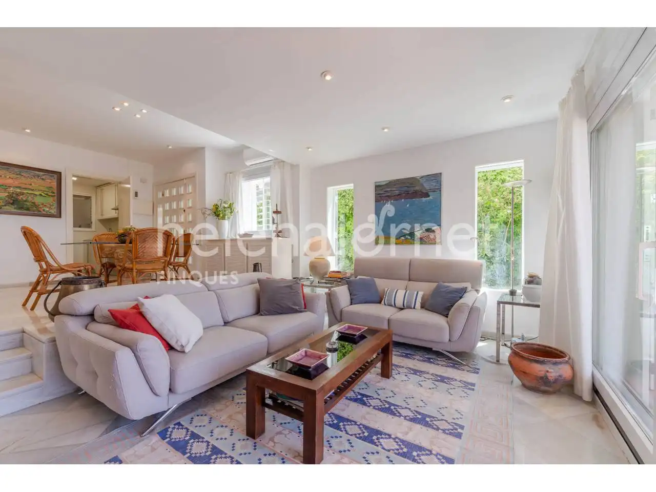 Living room of Flat for sale in Sant Feliu de Guíxols  with Heating, Private garden and Terrace