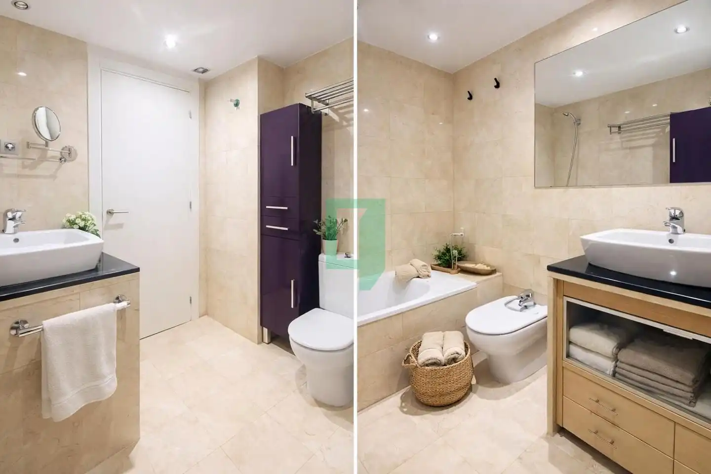 Baño de Piso en venta en Badalona con Aire acondicionado, Calefacción y Balcón