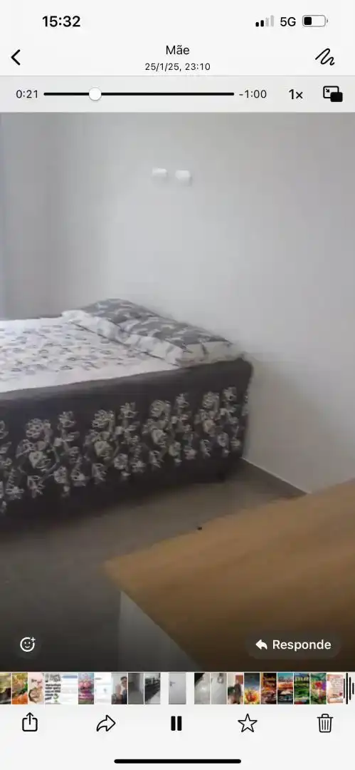Schlafzimmer von Loft zur Miete in Cambre  mit Klimaanlage, Privatgarten und Abstellraum