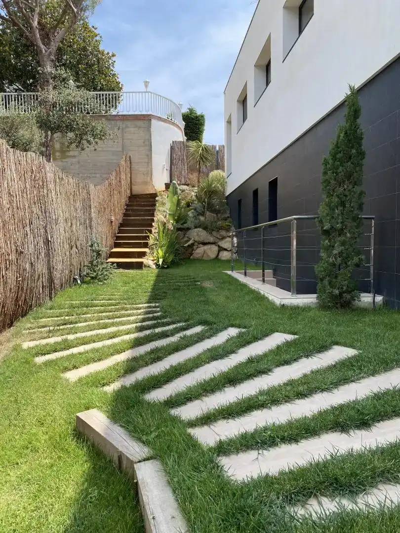 Terraza de Casa o chalet de alquiler en Castell d'Aro, Platja d'Aro i s'Agaró con Aire acondicionado, Jardín privado y Parquet