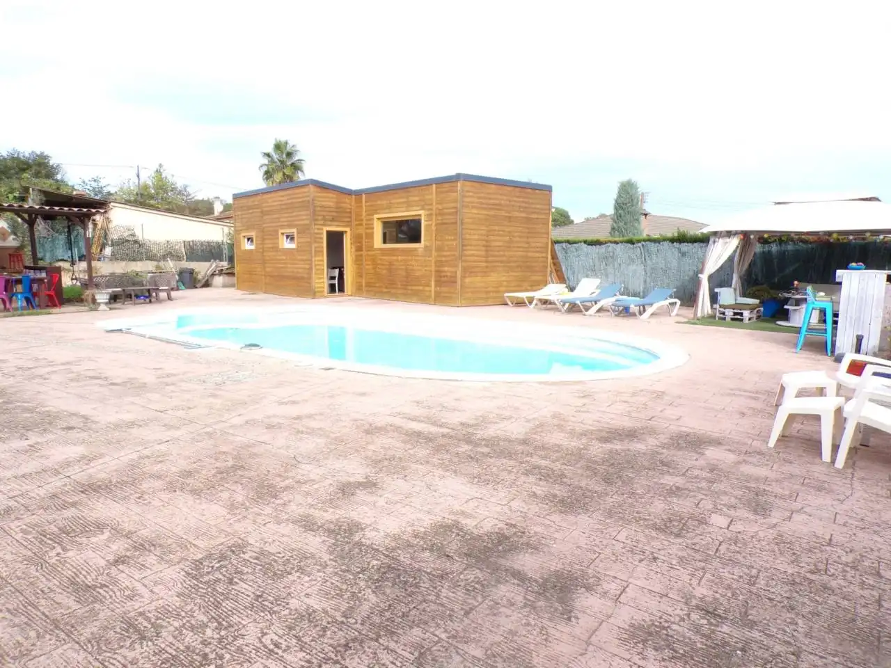 Swimming pool of Houses for sale in Caldes de Malavella  with Heating, Private garden and Swimming Pool