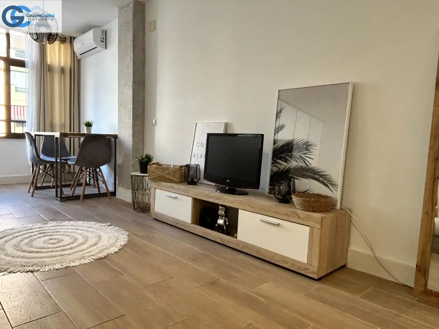 Sala d'estar de Apartament en venda en Daimús amb Aire condicionat, Calefacció i Parquet