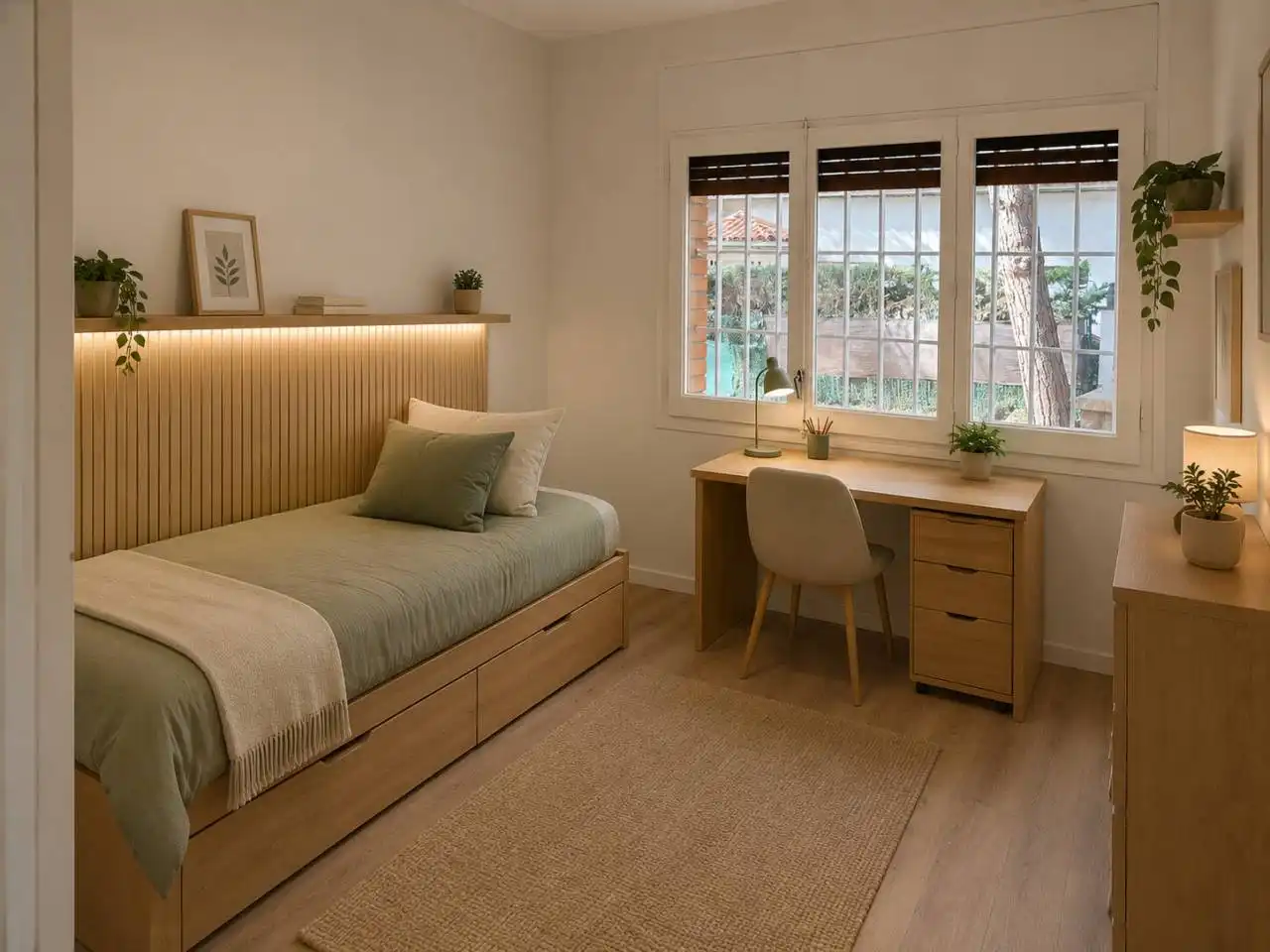Dormitori de Casa o xalet en venda en Castellar del Vallès amb Jardí privat, Parquet i Terrassa