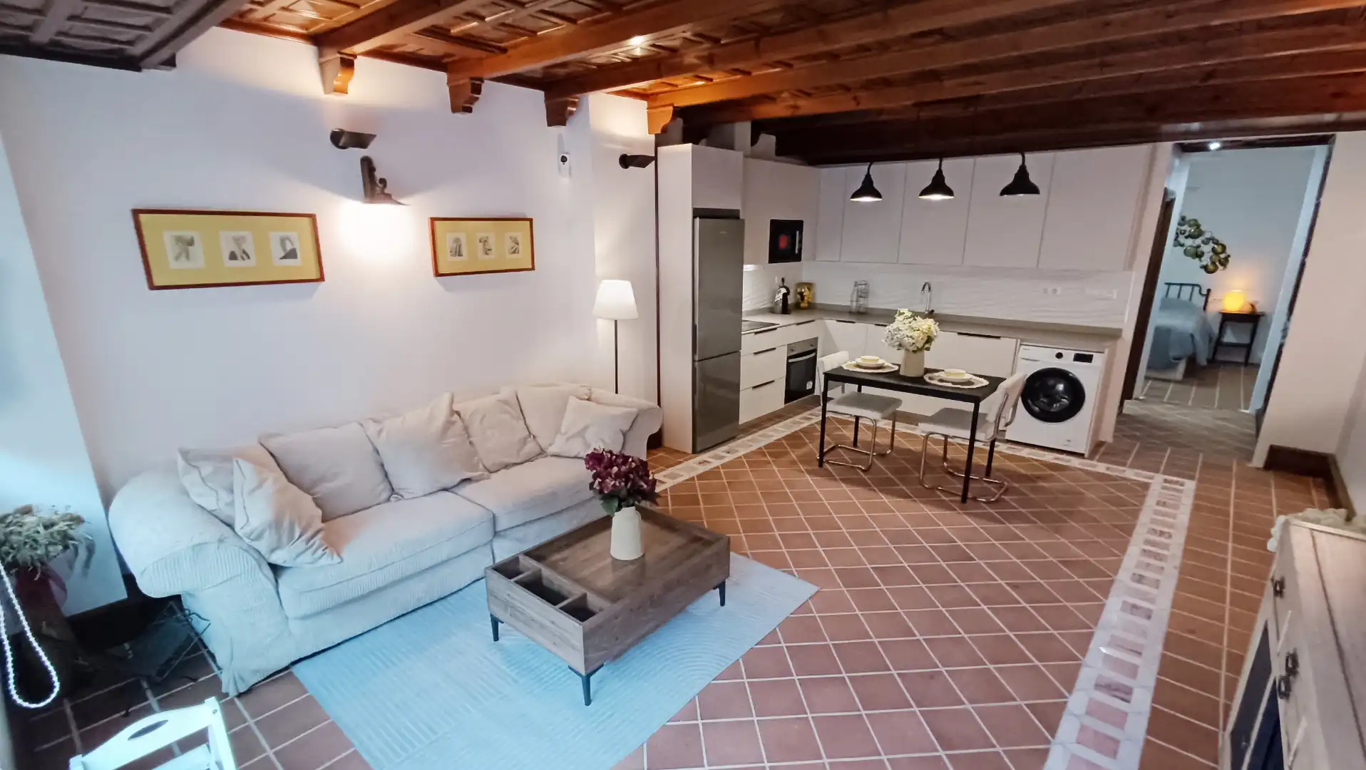 Sala de estar de Piso de alquiler en Granada con Aire acondicionado y Amueblado