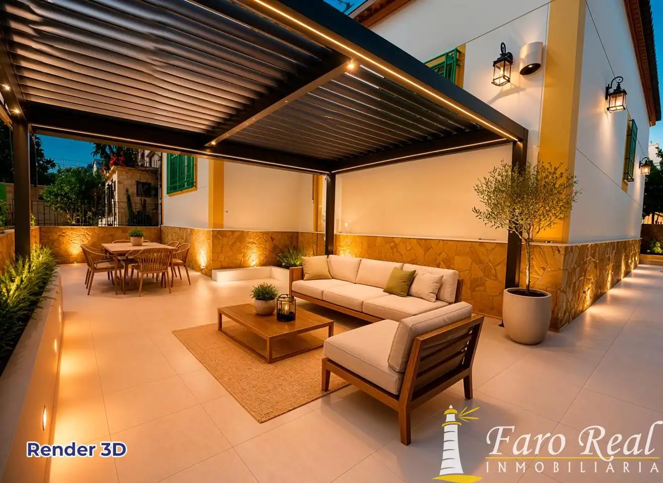 Terrassa de Casa o xalet en venda en Sanlúcar de Barrameda amb Aire condicionat, Terrassa i Moblat