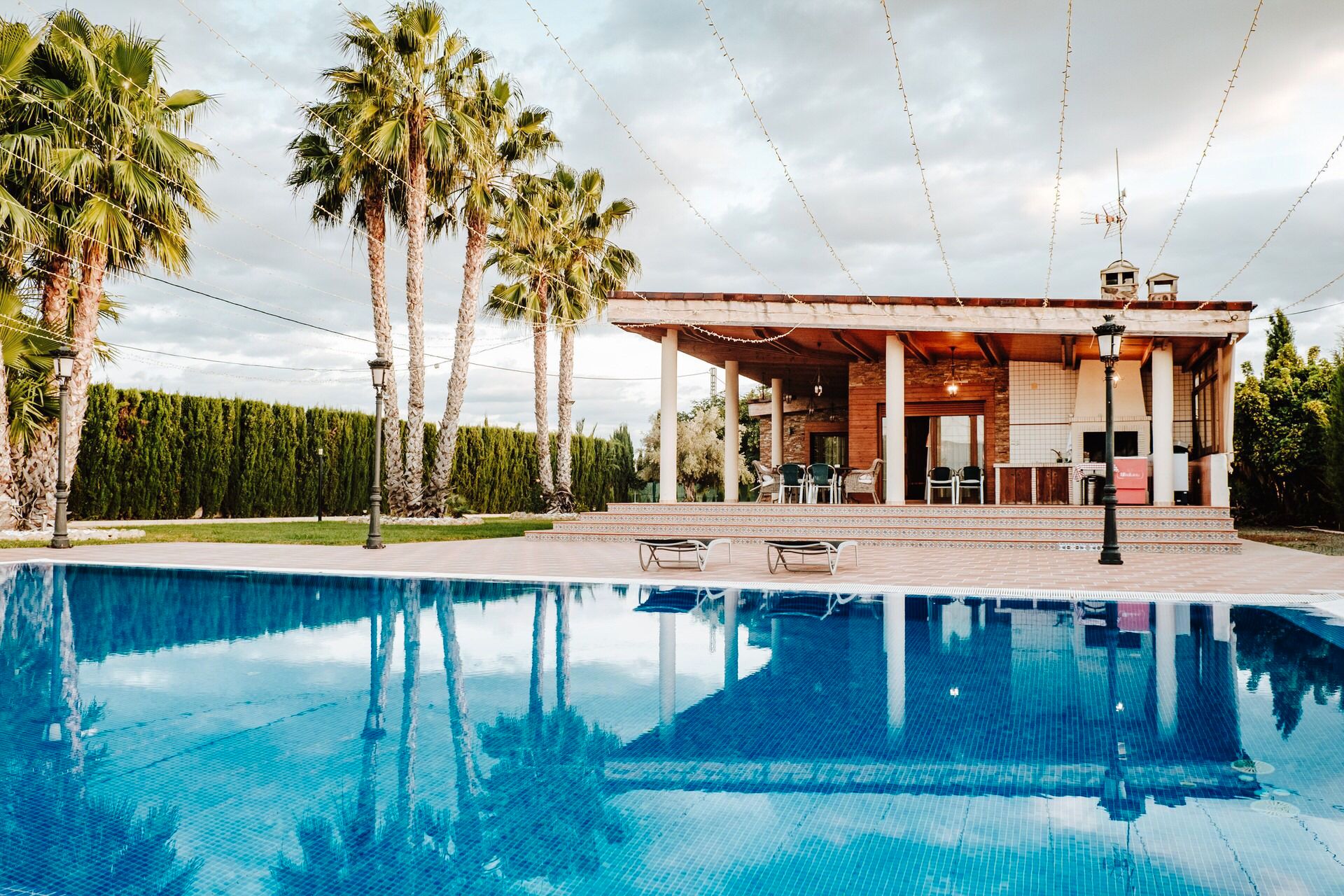 Piscina de Casa o chalet de alquiler en Catral con Aire acondicionado, Calefacción y Jardín privado