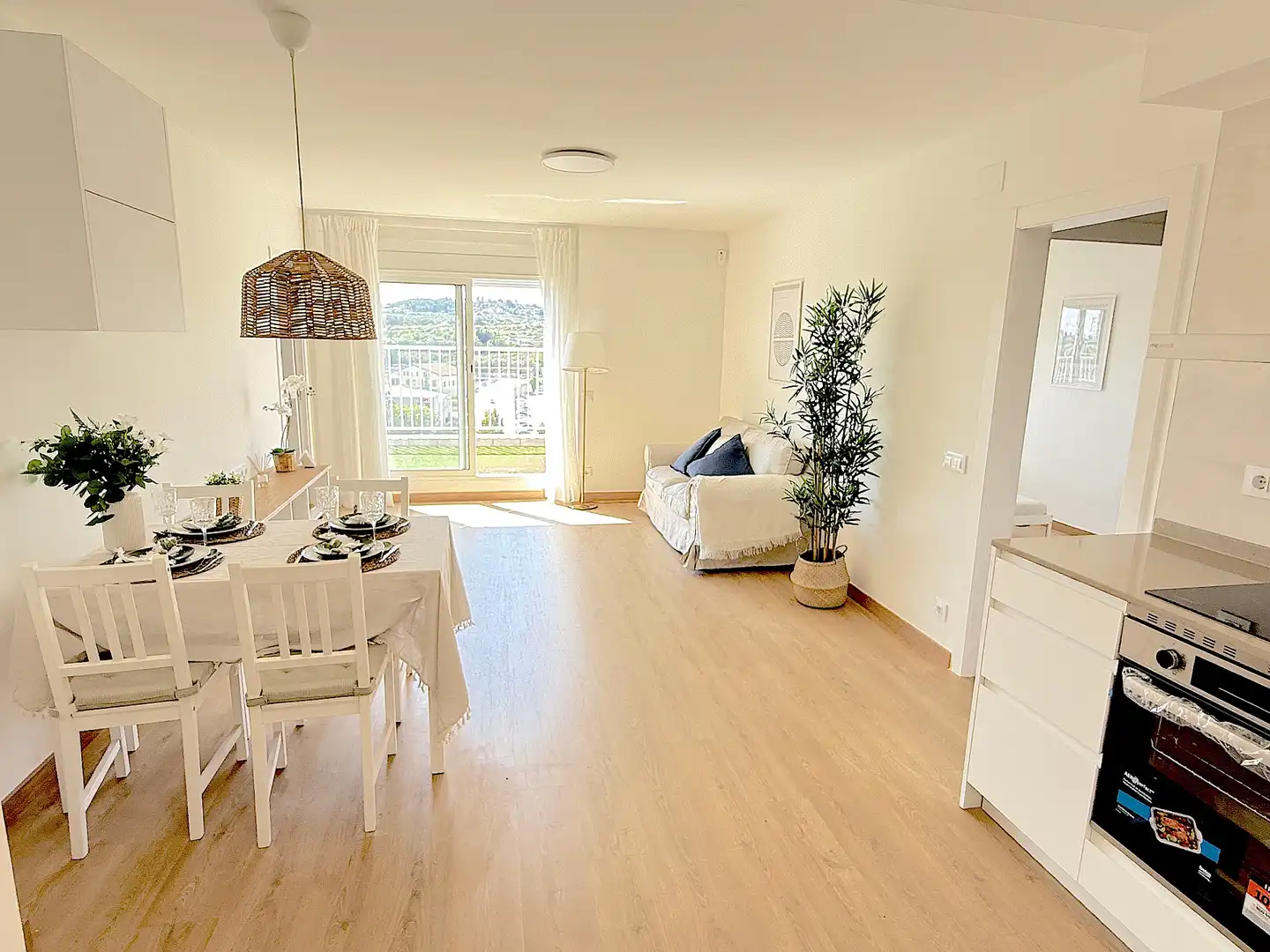 Sala de estar de Piso en venta en Rubí con Calefacción, Parquet y Terraza