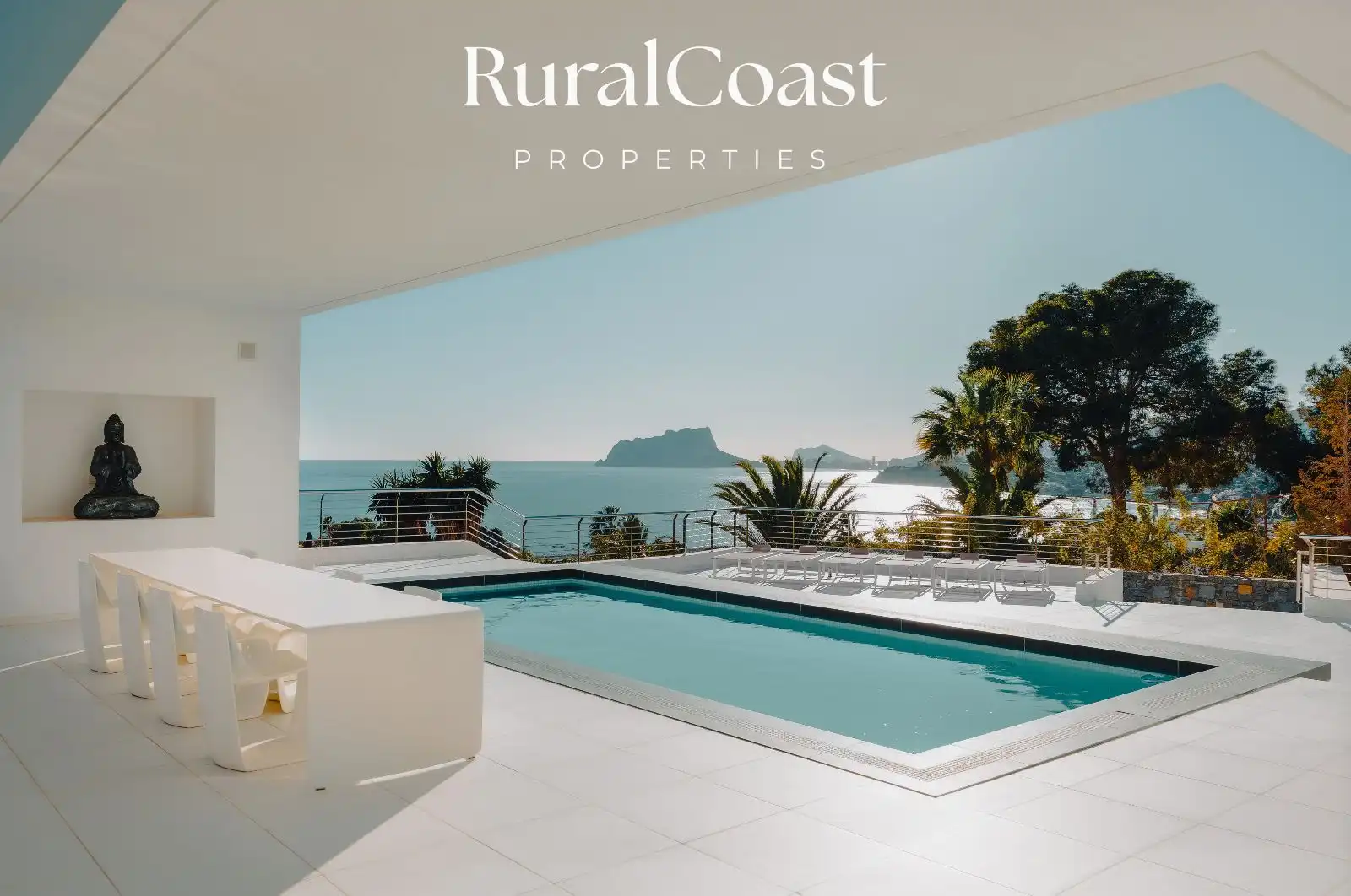 Vista exterior de Casa o xalet en venda en Moraira amb Calefacció, Piscina i Forn