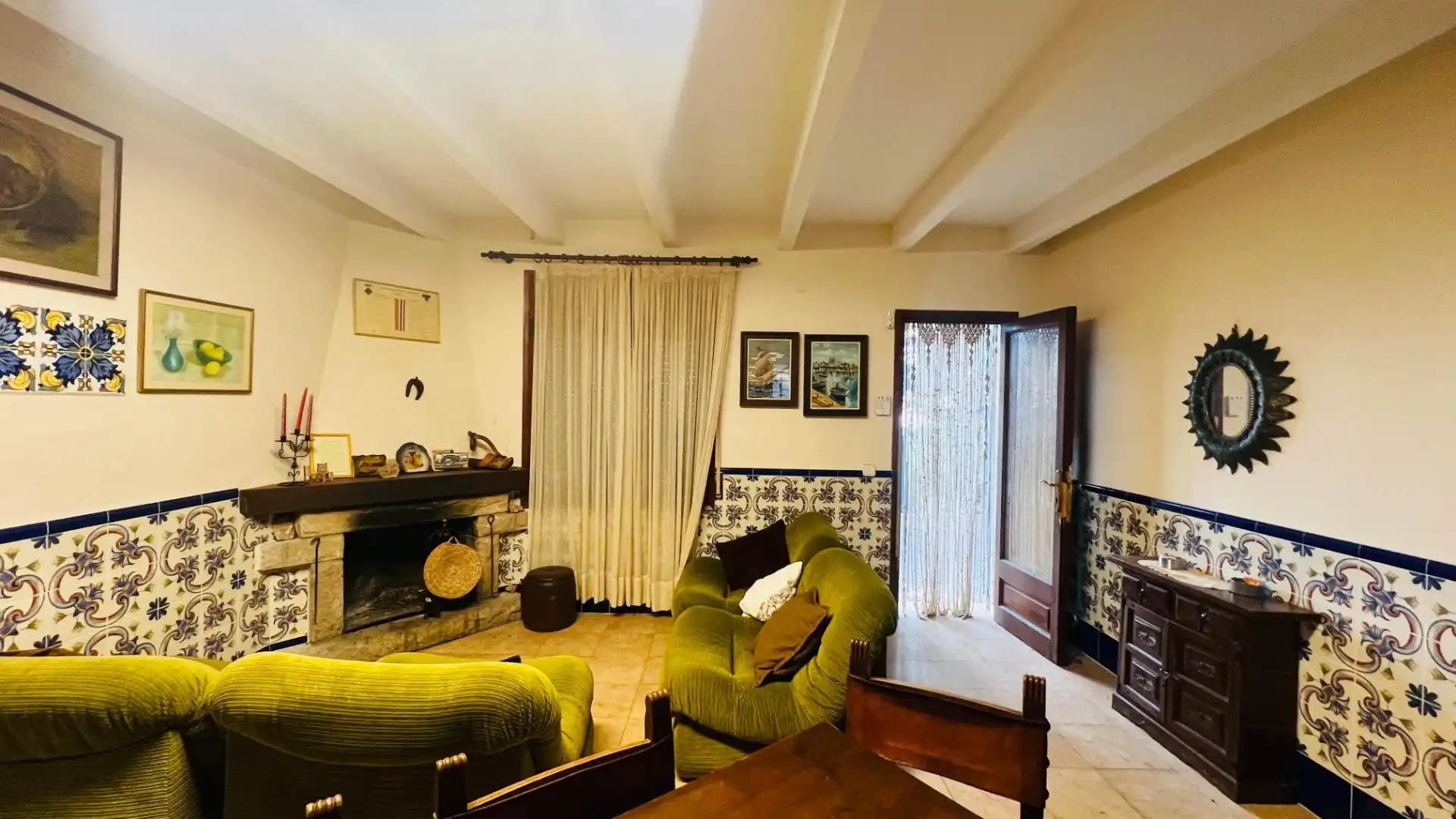 Living room of Country homes for sale in Vandellòs i l'Hospitalet de l'Infant  with Swimming Pool, Furnished and Alarm